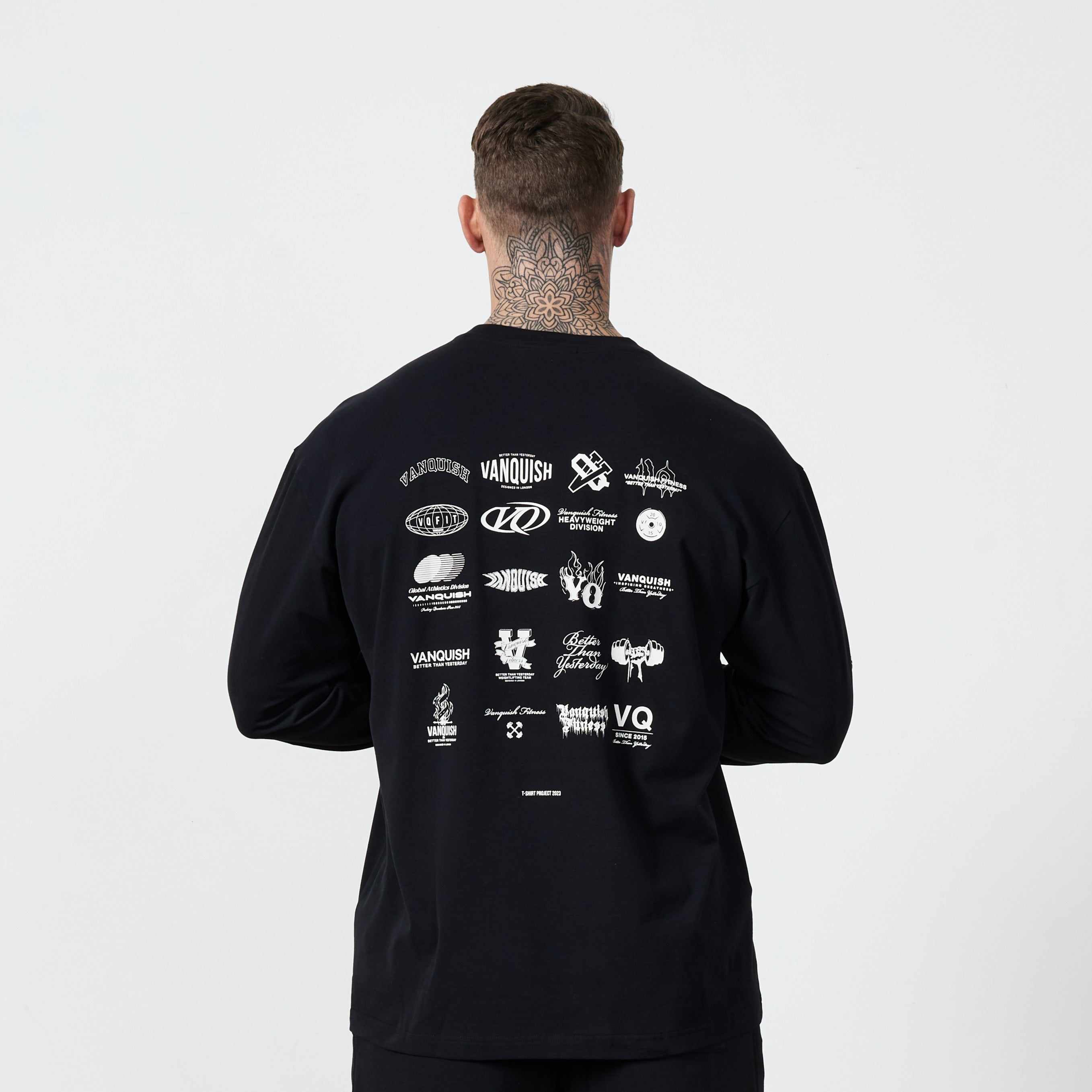 Vanquish TSP Black 2023 Collective Long Sleeve Oversized T Shirt