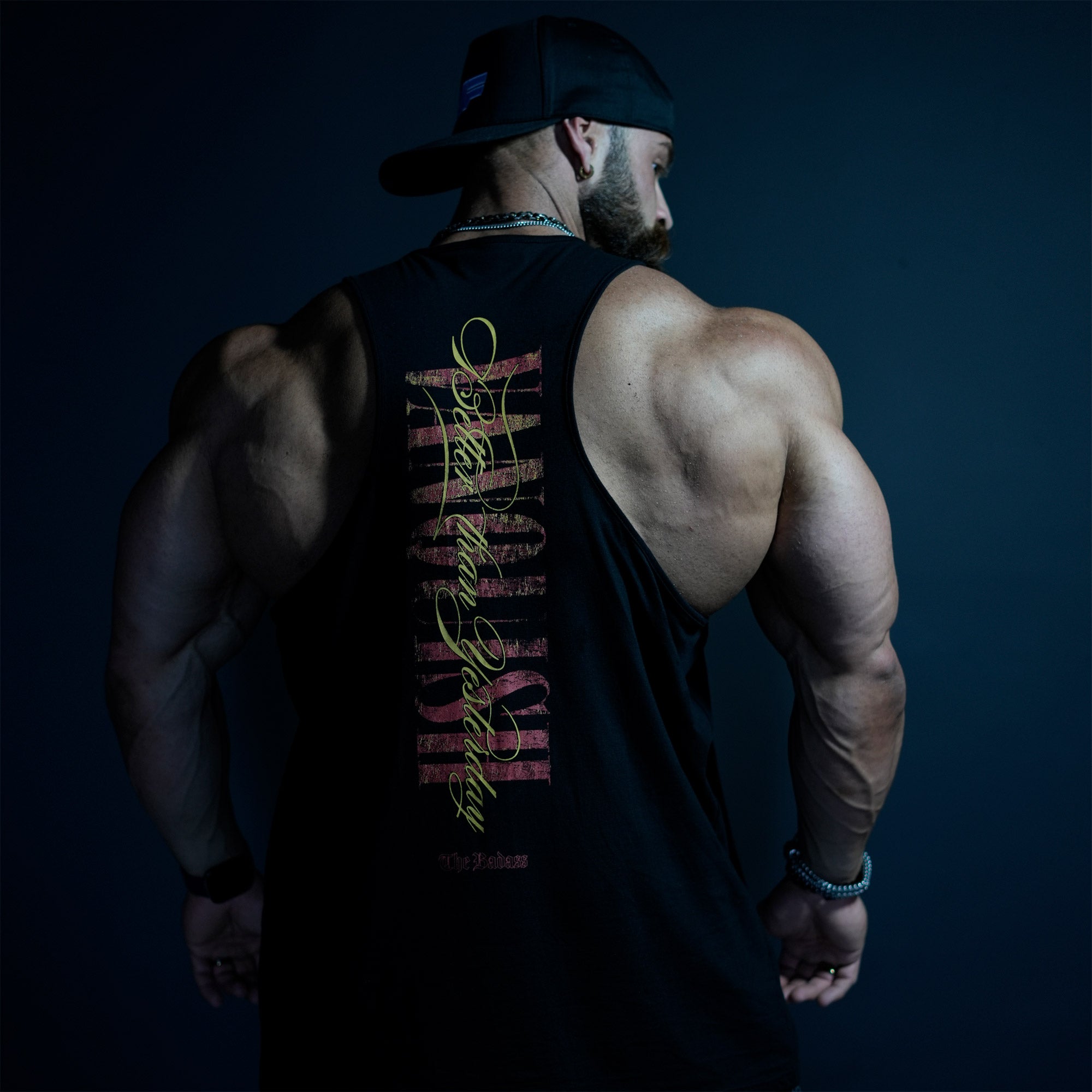 VQ X BADASS BLACK TANK TOP