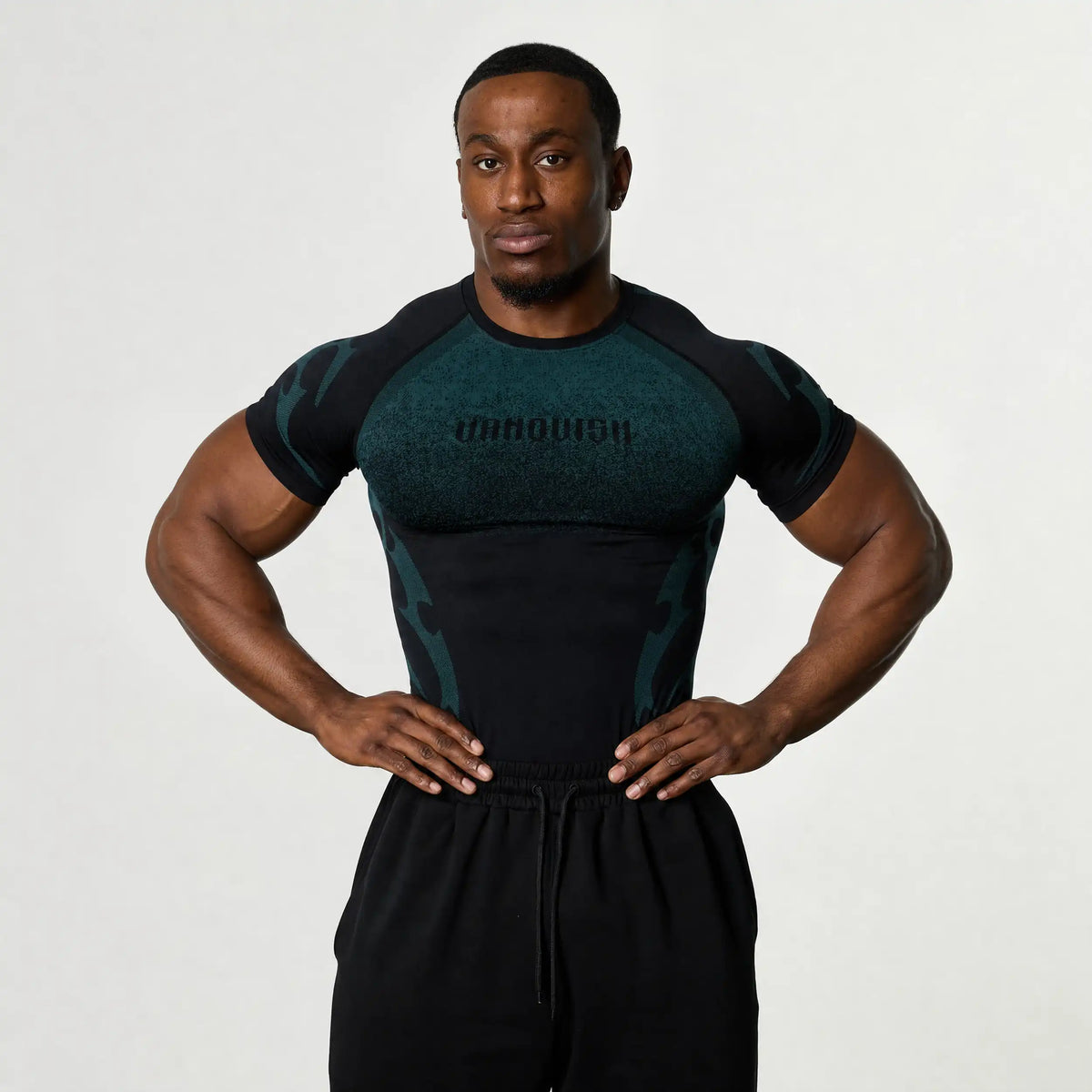 TRIBAL COMPRESSION EMERALD SHORT SLEEVE T SHIRT