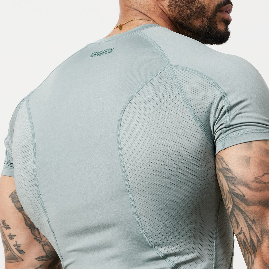 Vanquish Utility Frostgrünes kurzärmliges Baselayer-Oberteil
