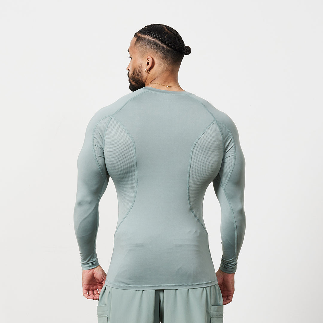 Vanquish Utility Frostgrünes langärmliges Baselayer-Oberteil