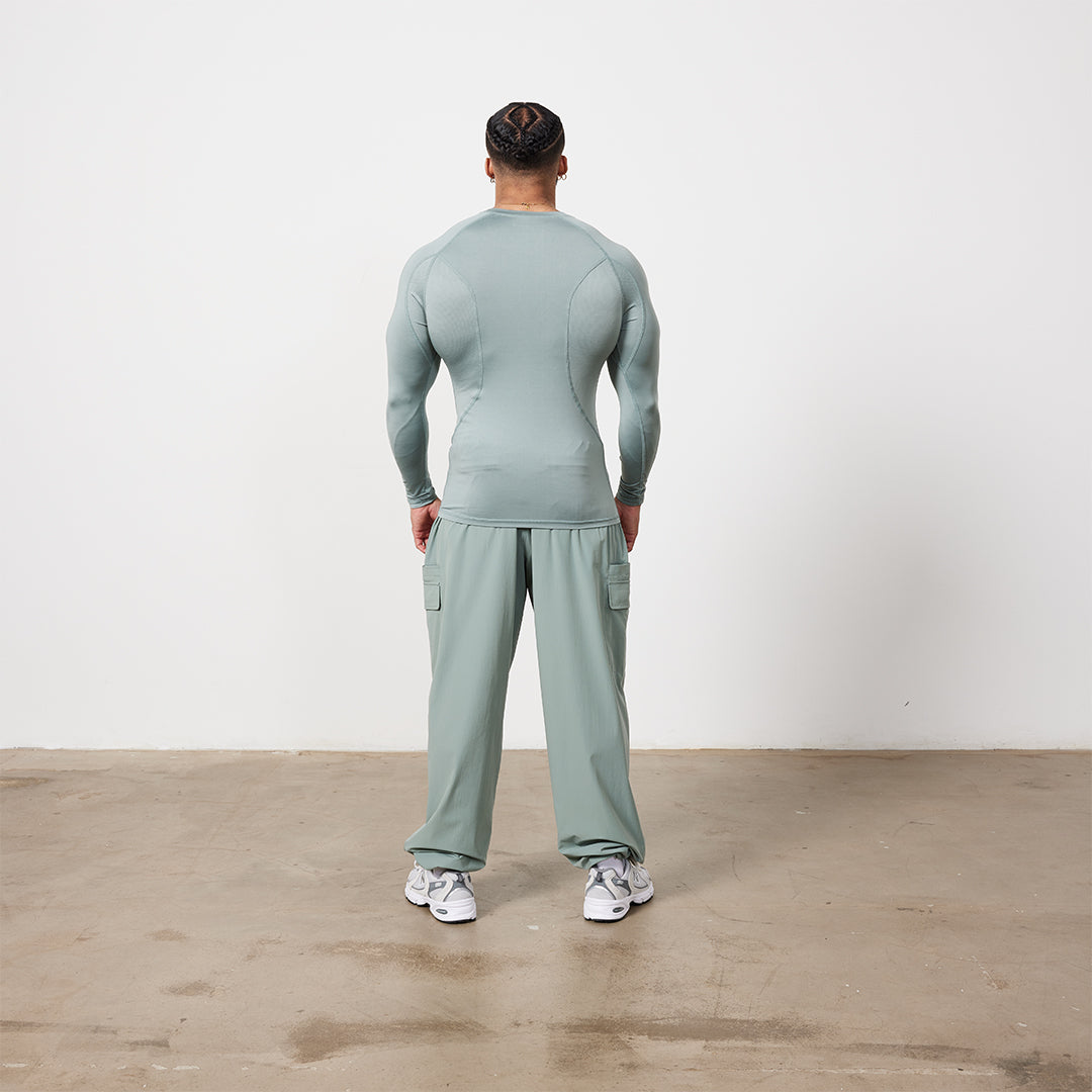 Vanquish Utility Frostgrünes langärmliges Baselayer-Oberteil