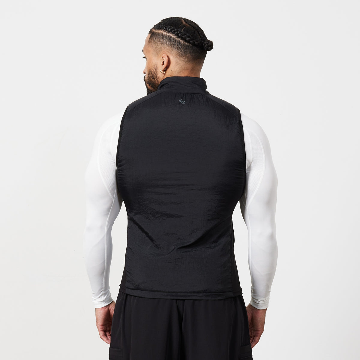 Vanquish Utility Black Gilet Jacket