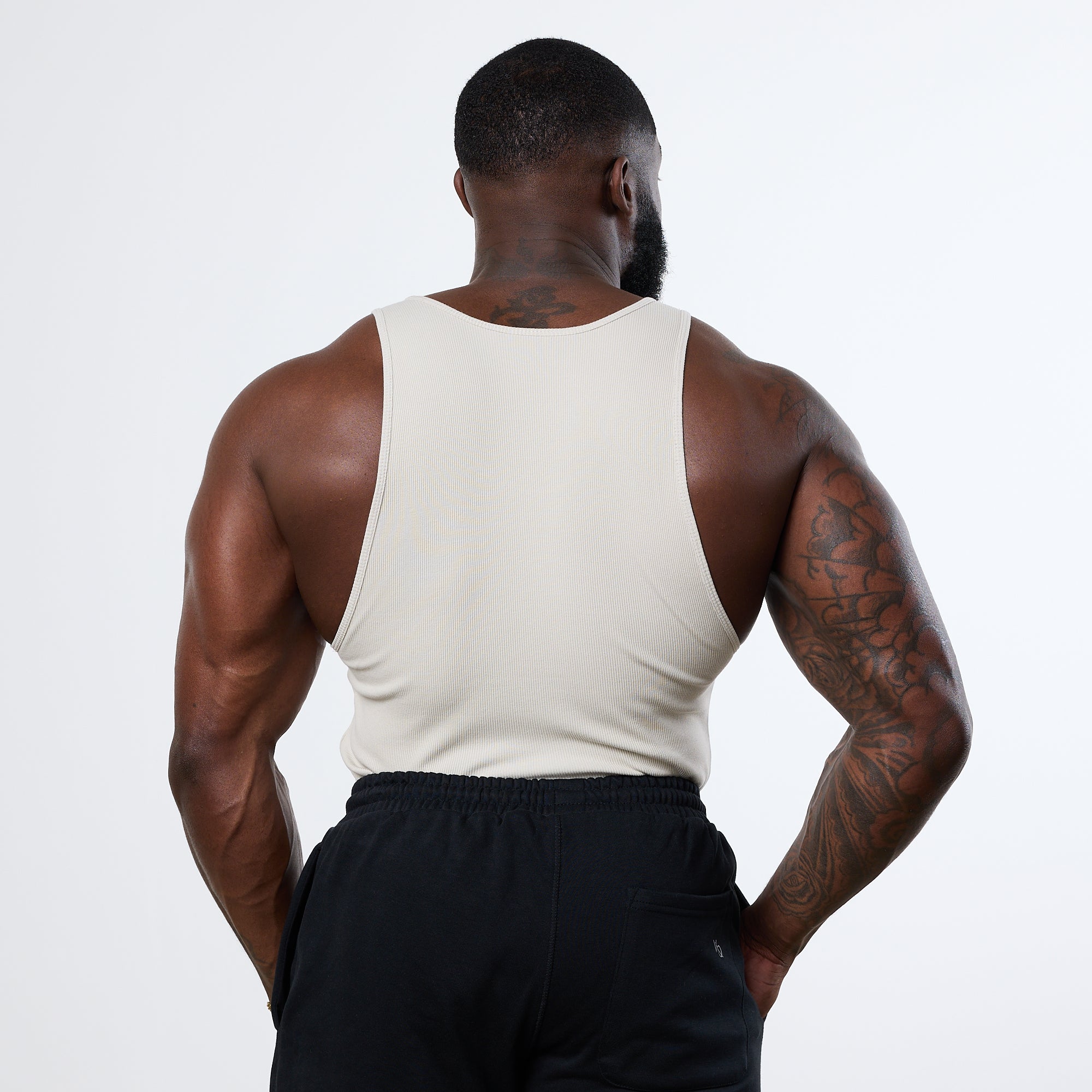 Vanquish Essential V2 Stone Ribbed Tank