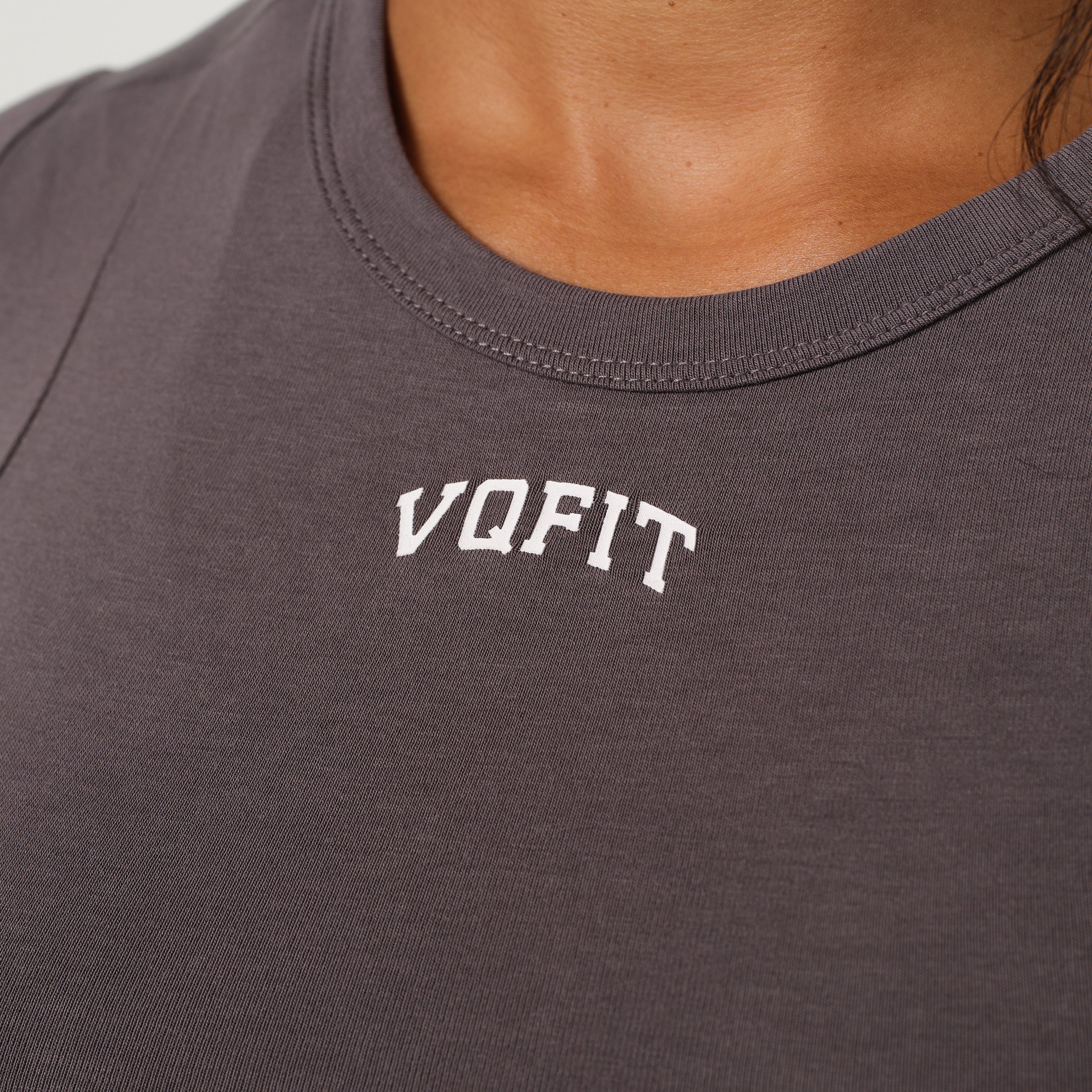Vanquish Graphite Grey VQFIT Cap Sleeve T Shirt