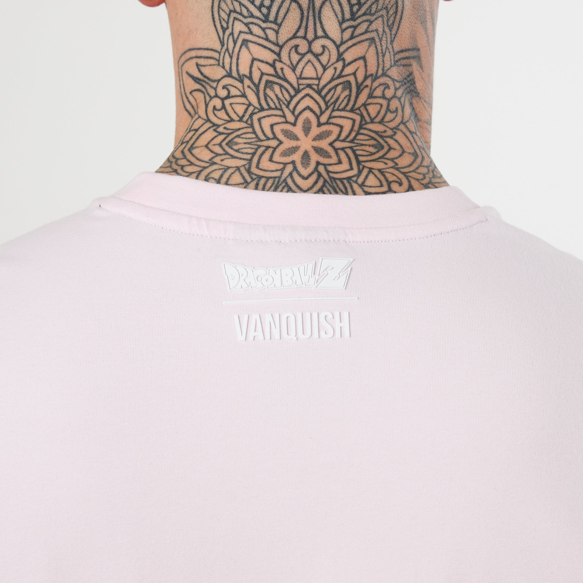 Vanquish DBZ CS Piccolo Pale Pink Oversized T Shirt