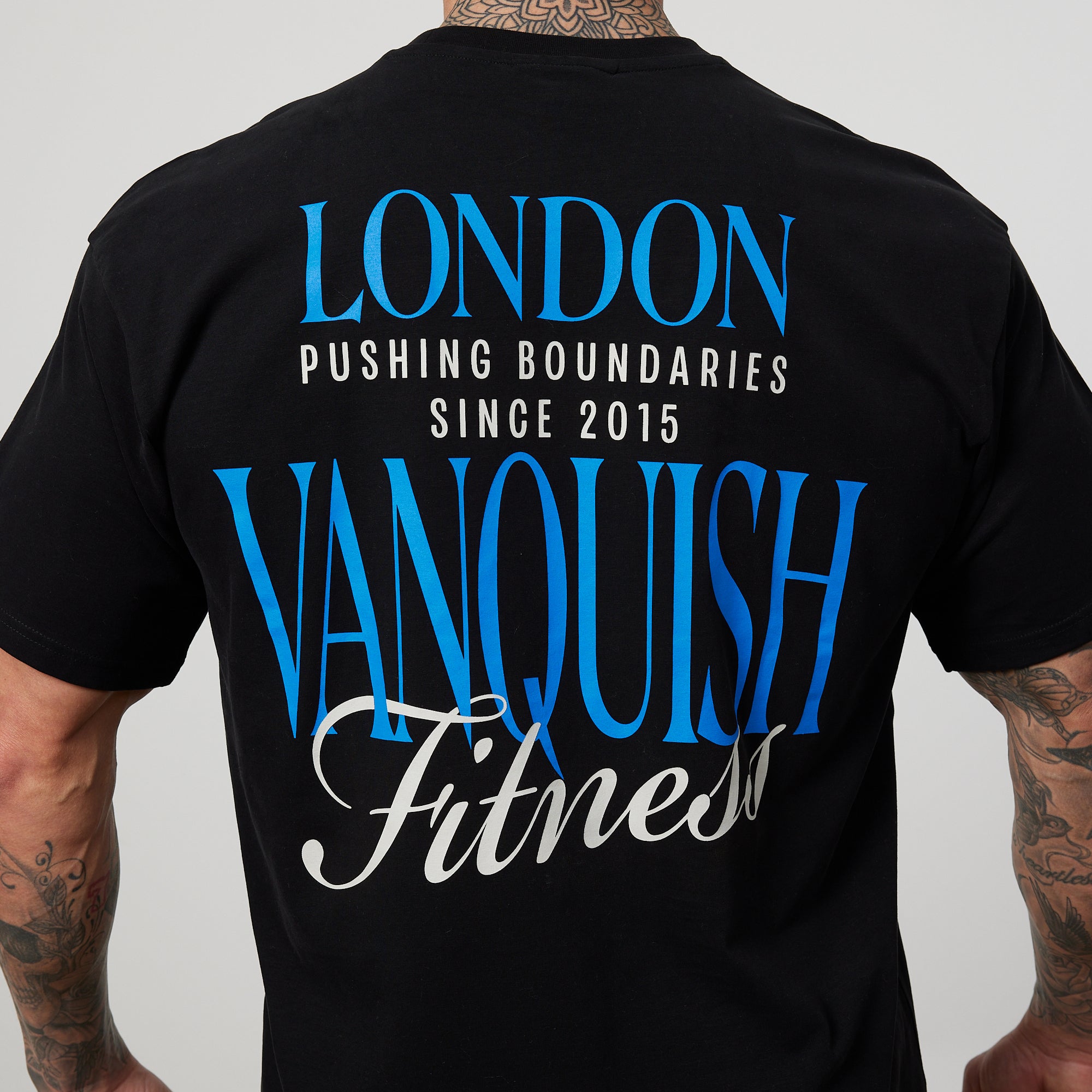 Vanquish TSP Black Pushing Boundaries Oversized T Shirt