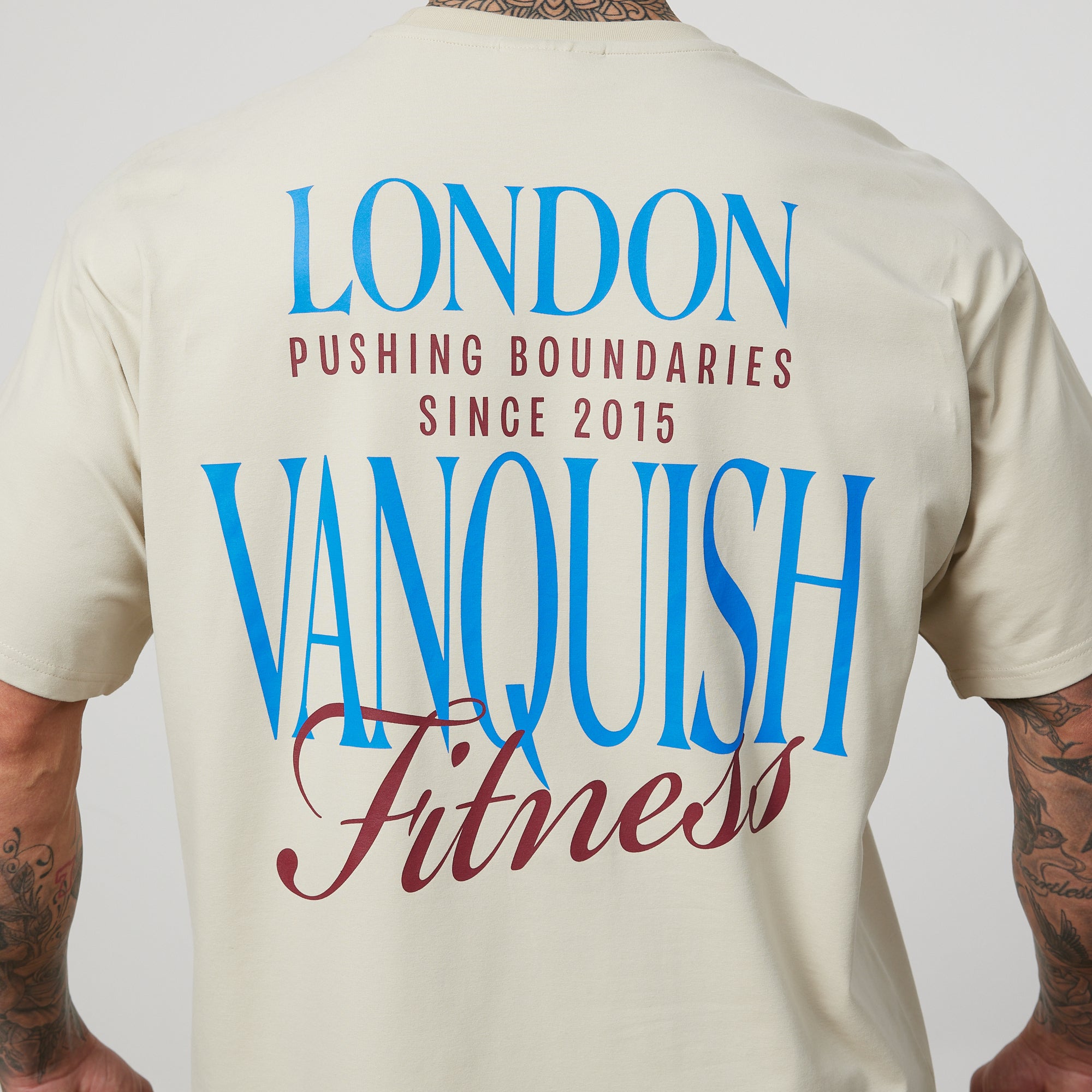 Vanquish TSP Vintage White Pushing Boundaries Oversized T Shirt