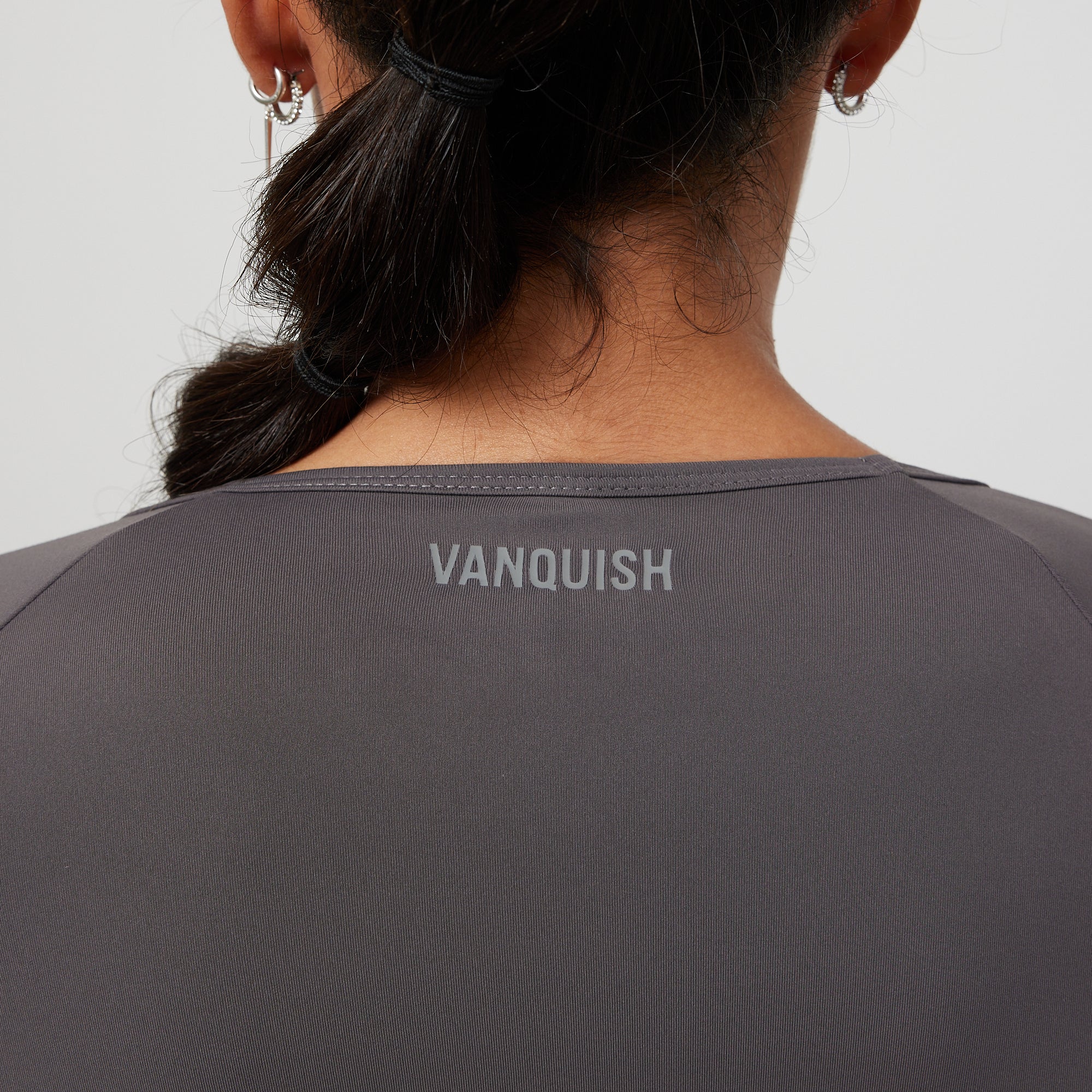 Vanquish Enhance Graphite Grey Long Sleeve Shrug