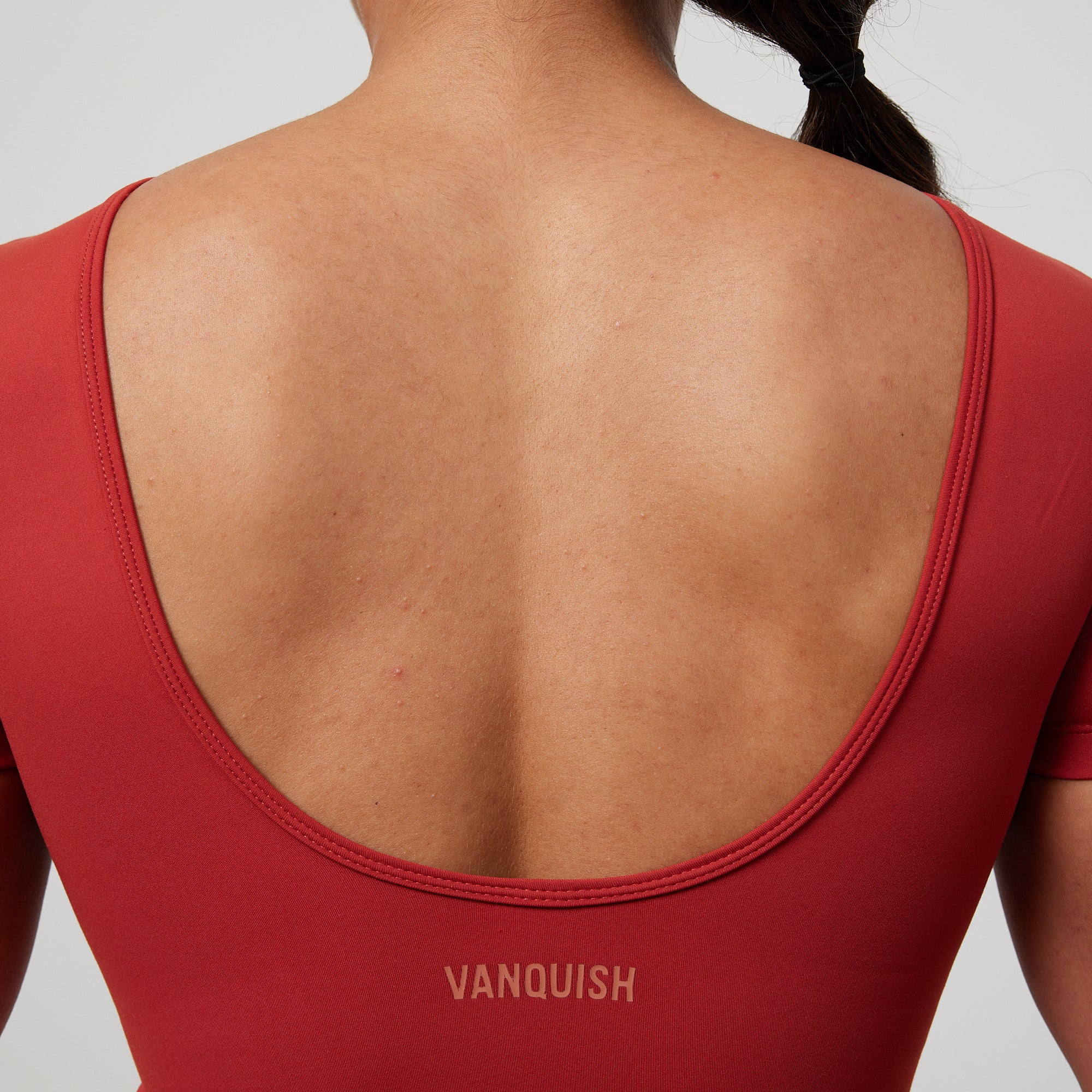 Vanquish Enhance Chilli Red Midi Ballet Back T Shirt