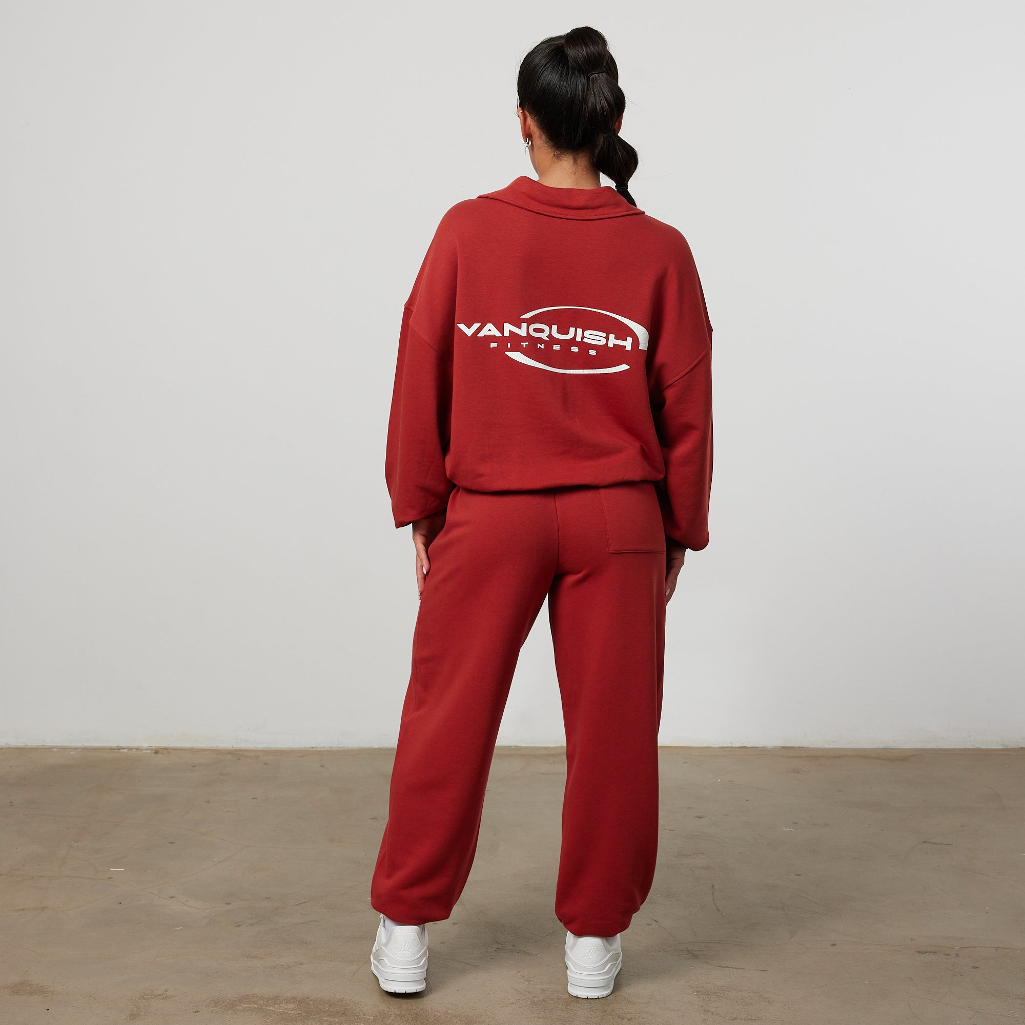 Vanquish Enhance Chilli Red Oversized Sweatpants
