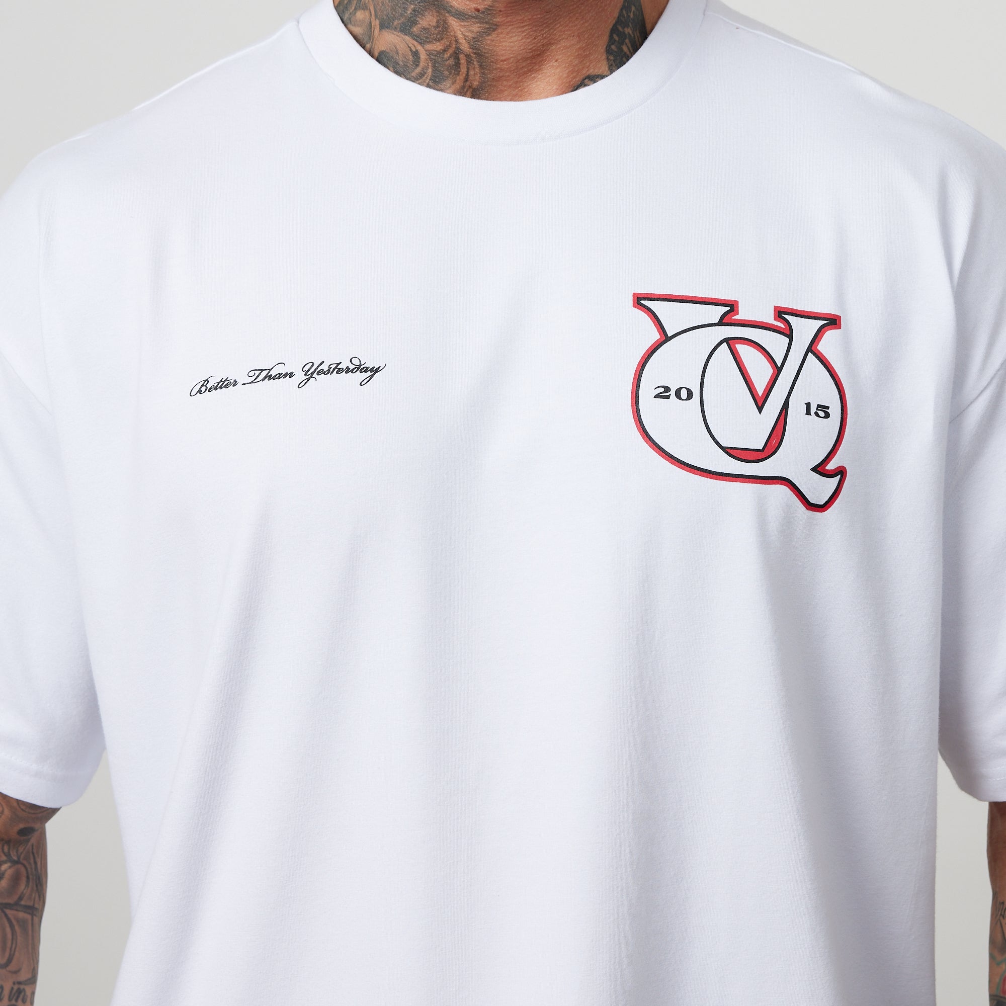 Vanquish TSP White VQ Interlock Oversized T Shirt