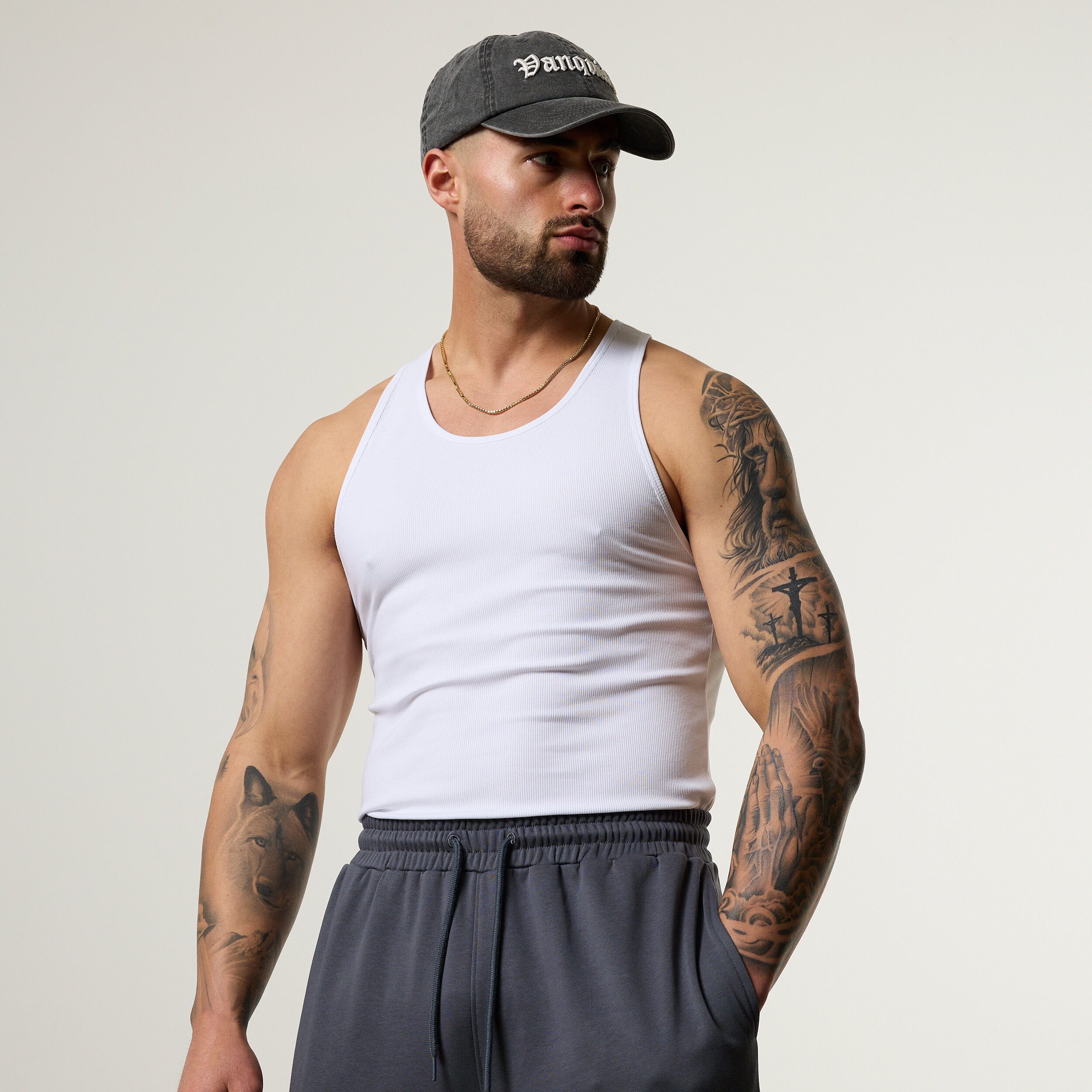 Vanquish Washed Black Cap