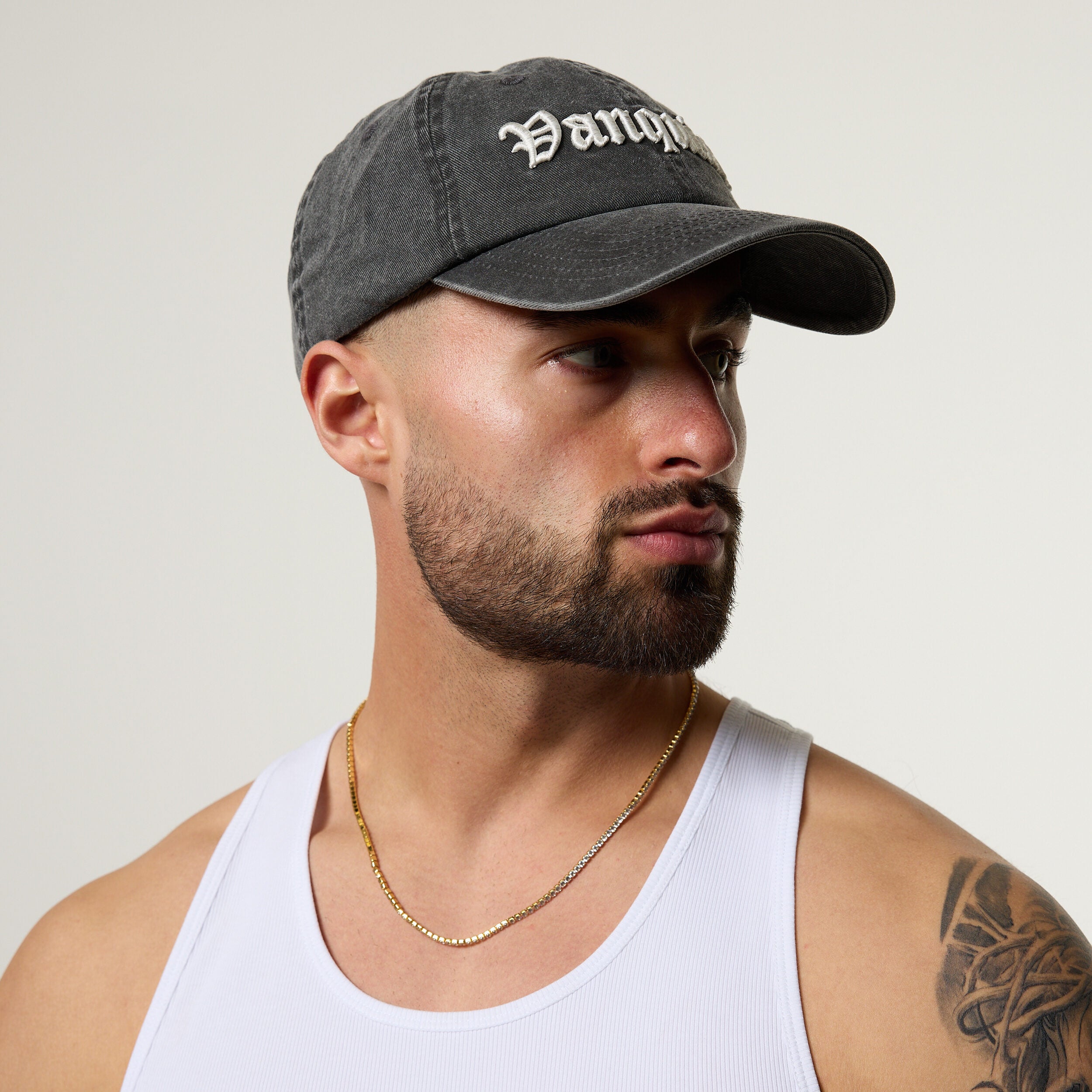 Vanquish Washed Black Cap
