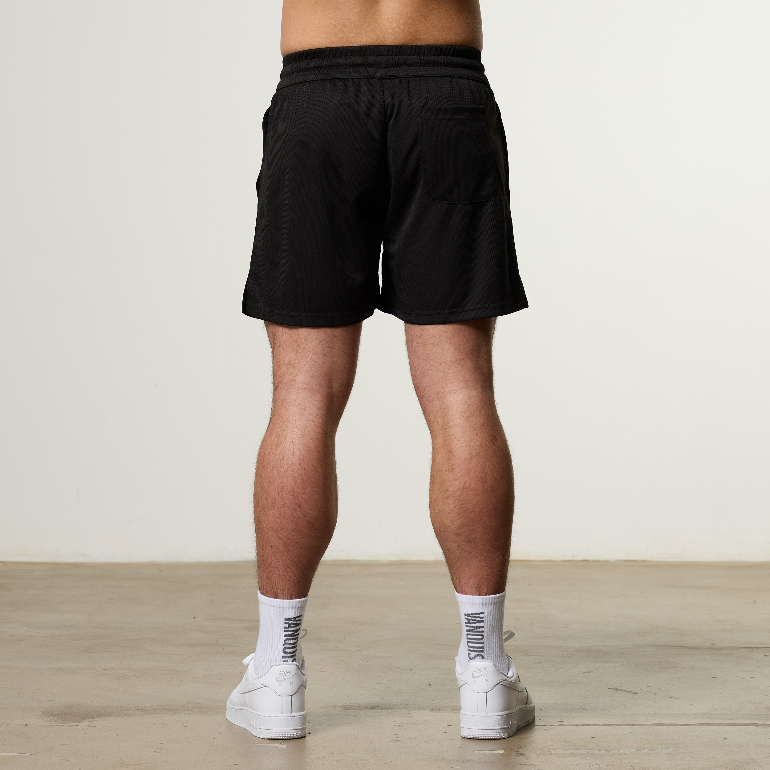 Vanquish Essential V2 Black Mesh Shorts