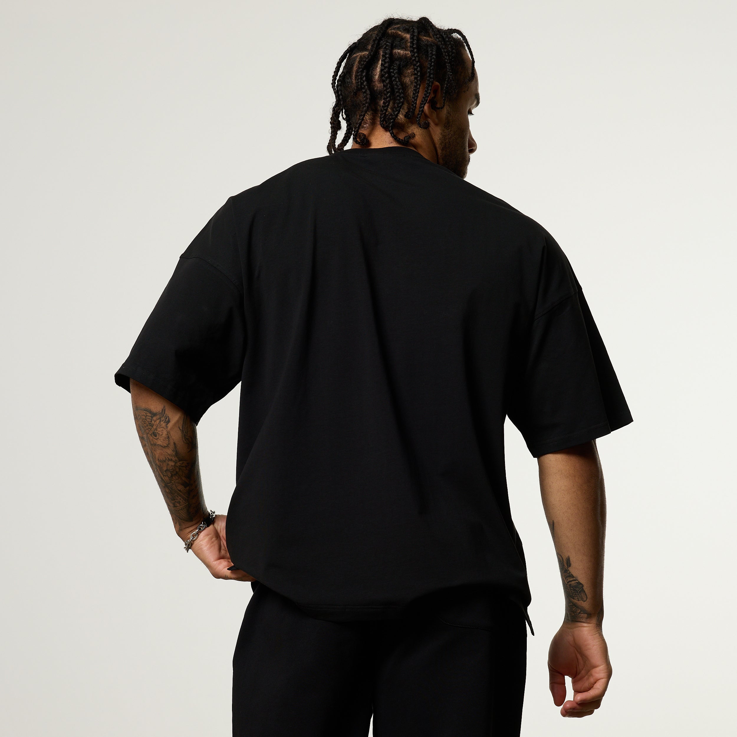 Vanquish Essential V2 Black Oversized Boxy T Shirt
