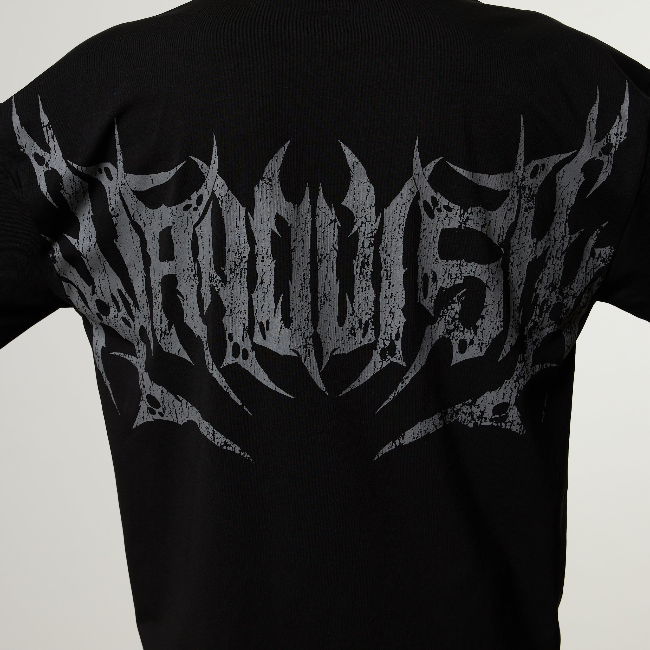 Vanquish Metal Black Boxy Oversized T Shirt