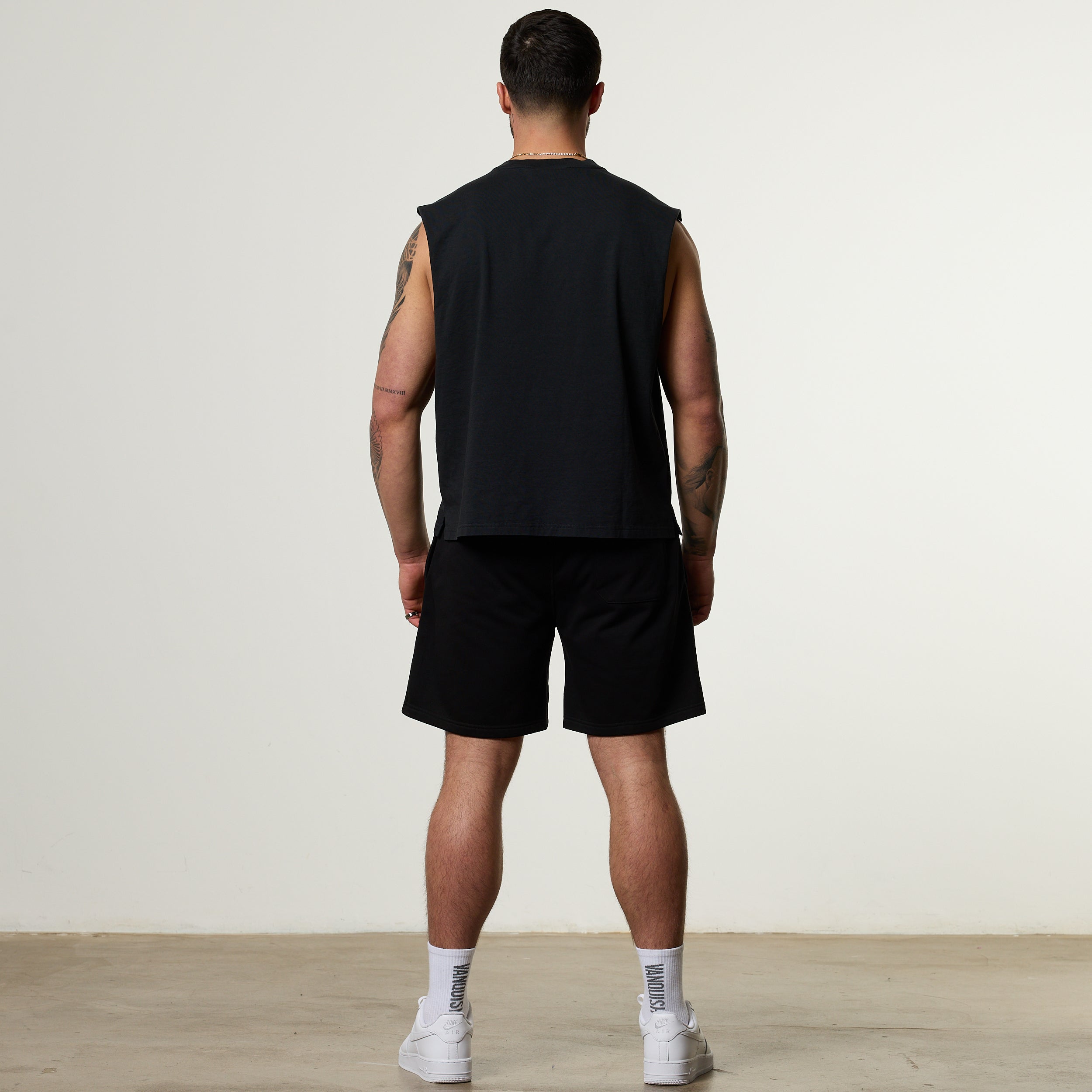 Vanquish Obsidian Black Eagle Sleeveless T Shirt