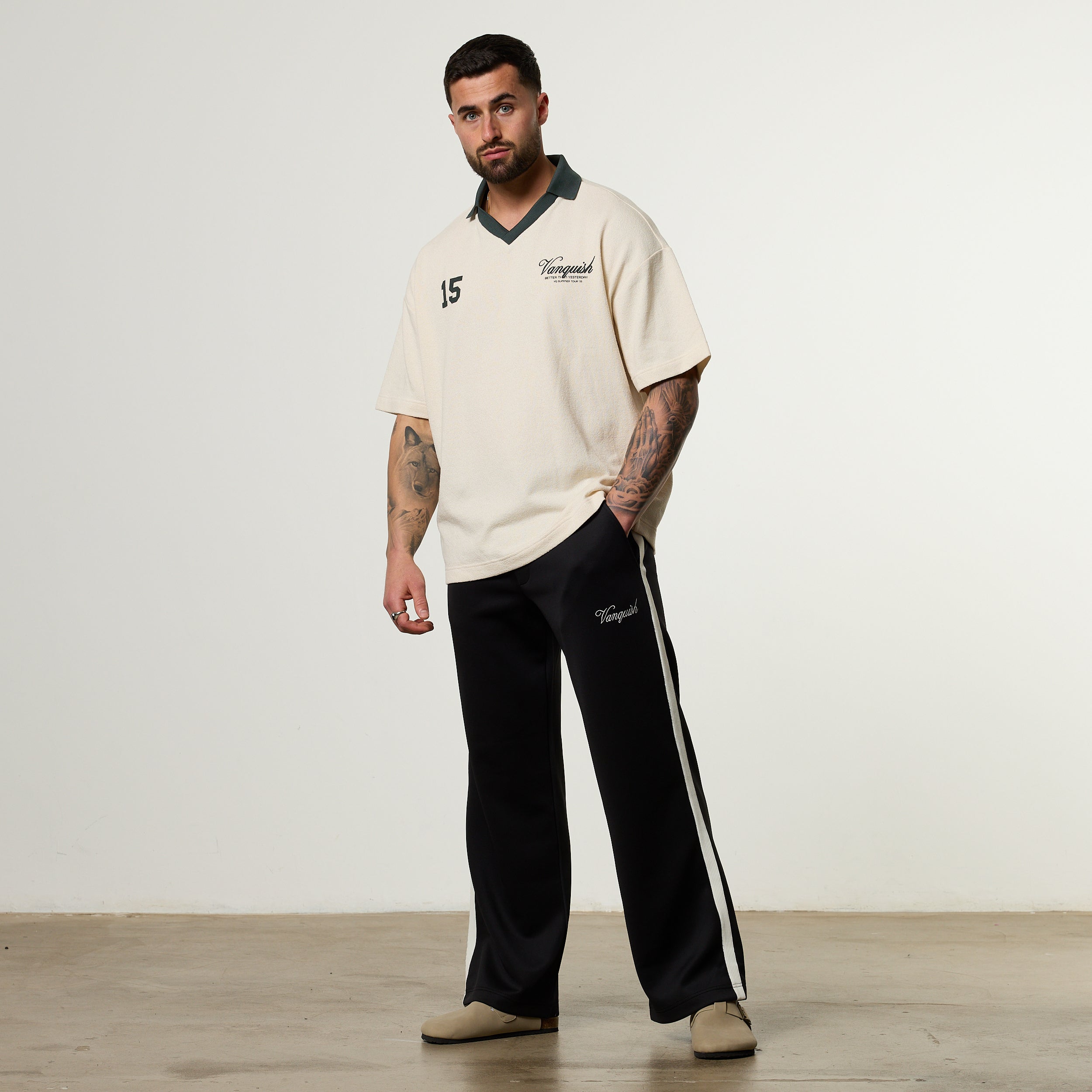 Vanquish Off Season Light Beige Textured Jersey
