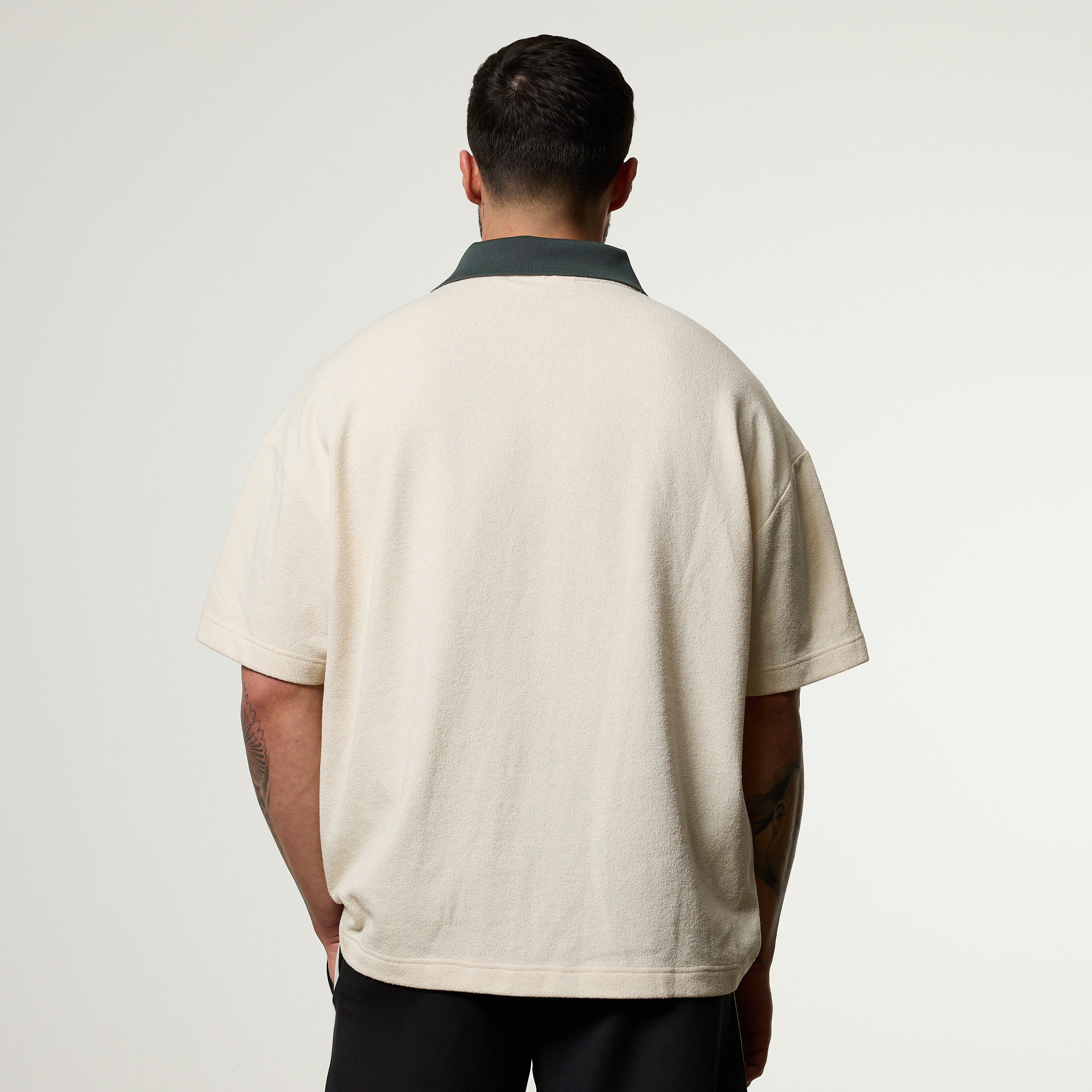 Vanquish Off White Textured Soccer Jersey