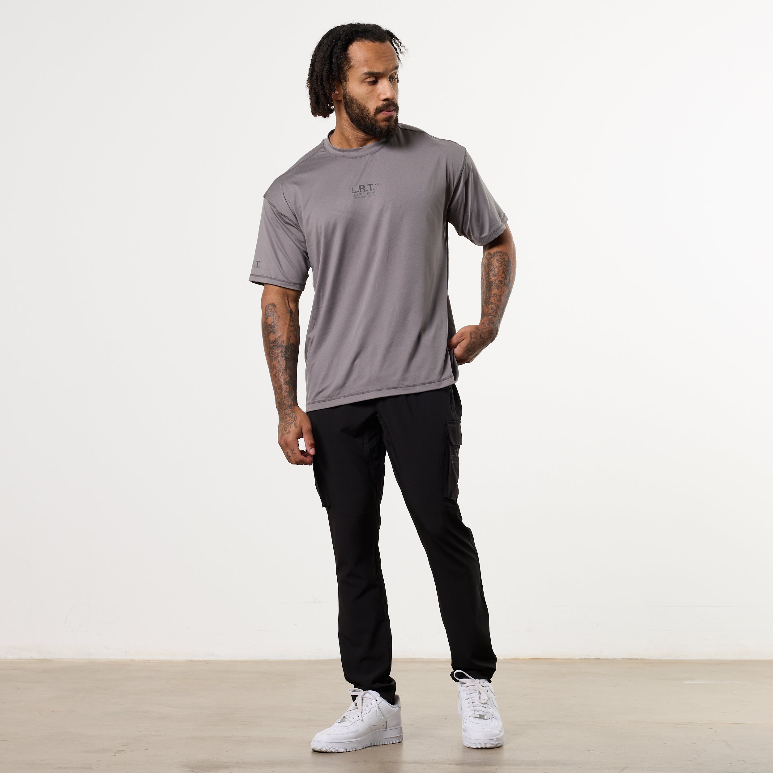 LRT Grey Performance Oversized T Shirt