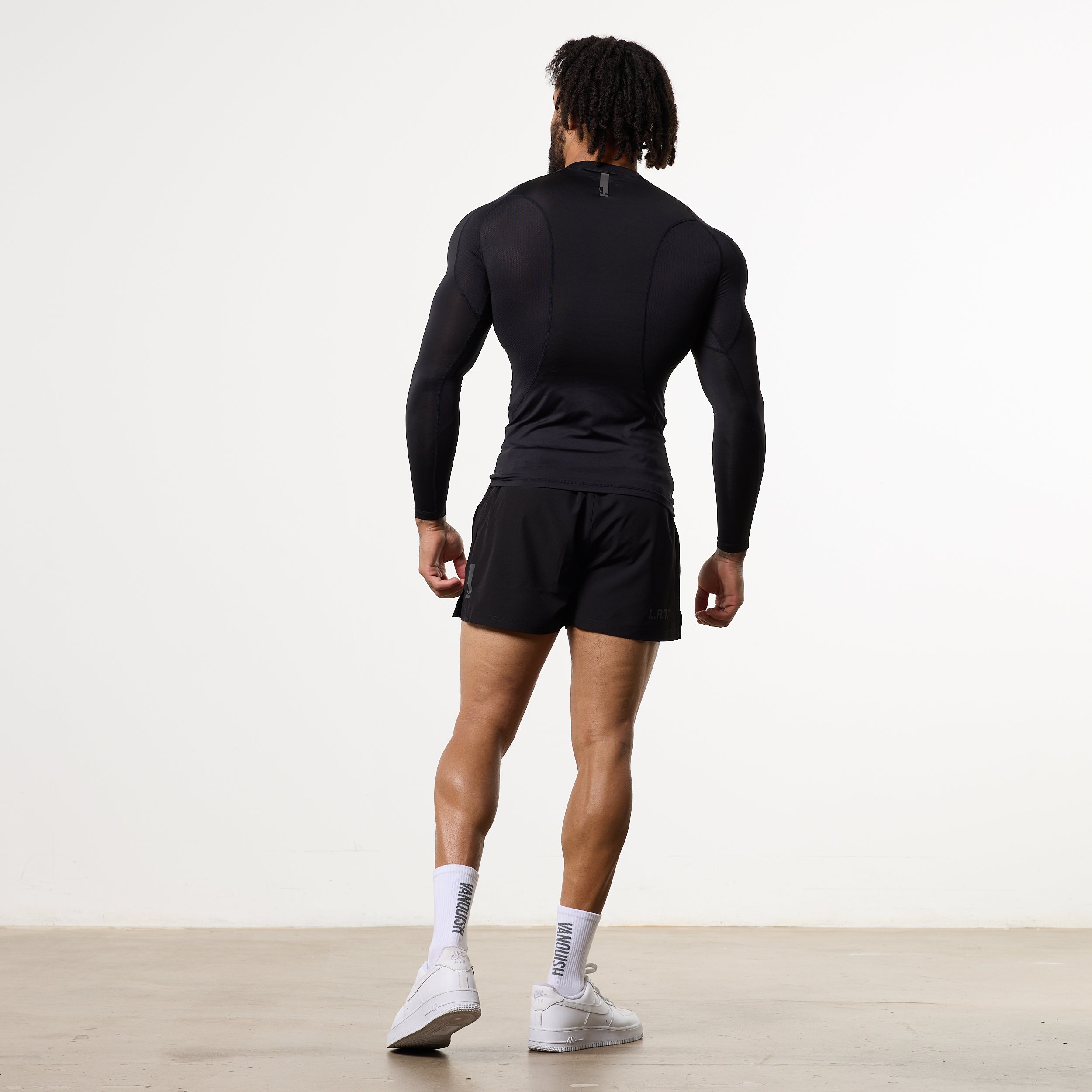 LRT Black Performance Long Sleeve Base Layer Top