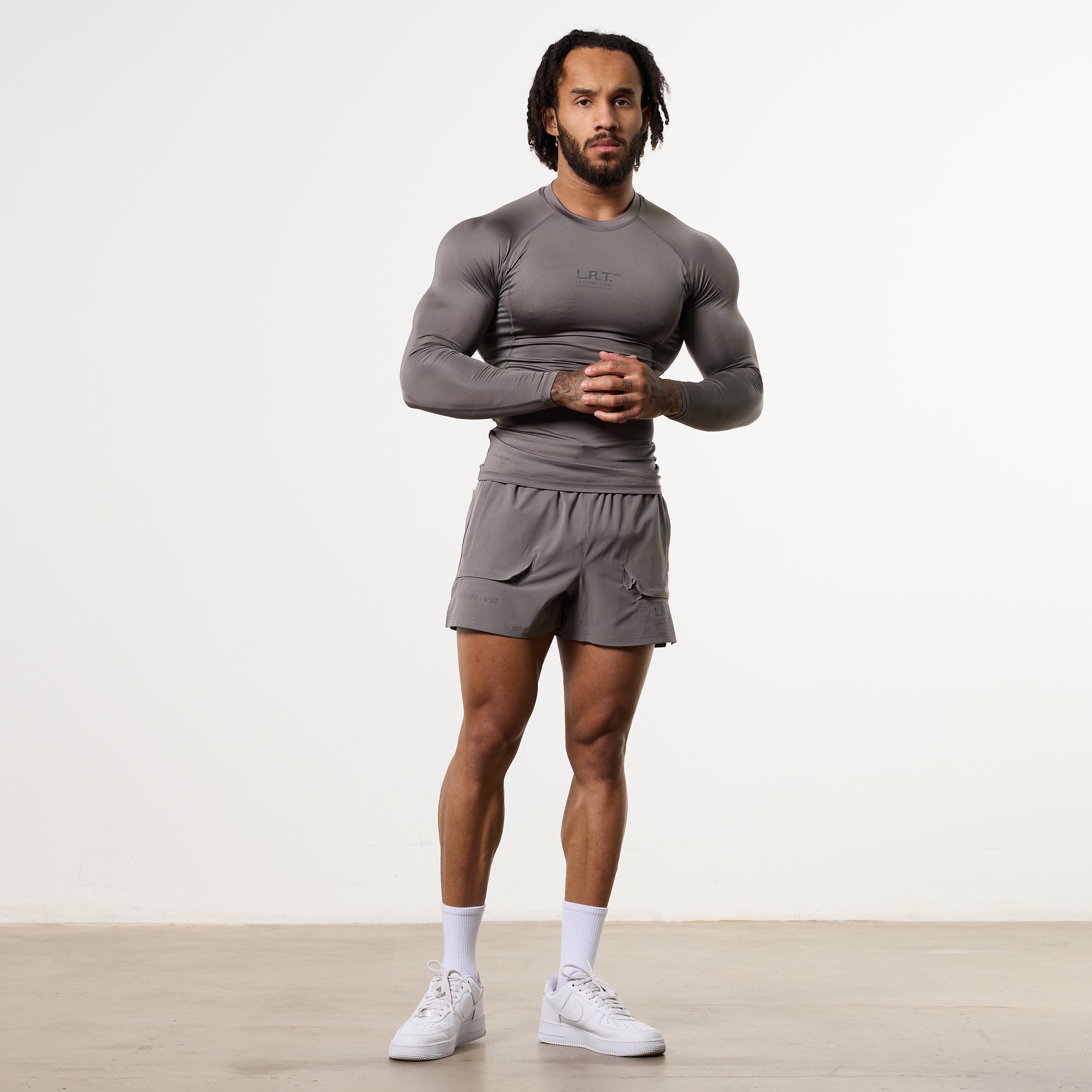LRT Grey Performance Long Sleeve Base Layer Top