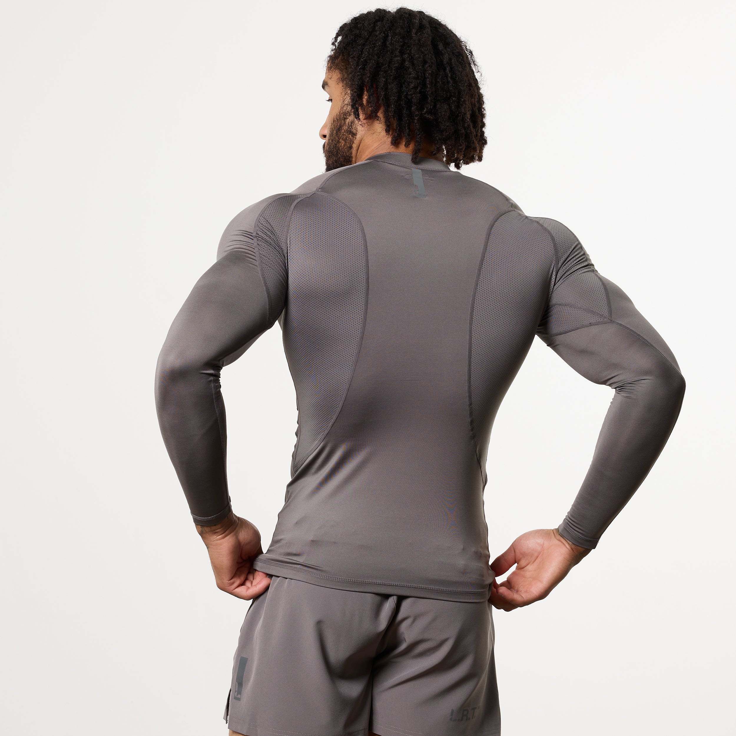 LRT Grey Performance Long Sleeve Base Layer Top
