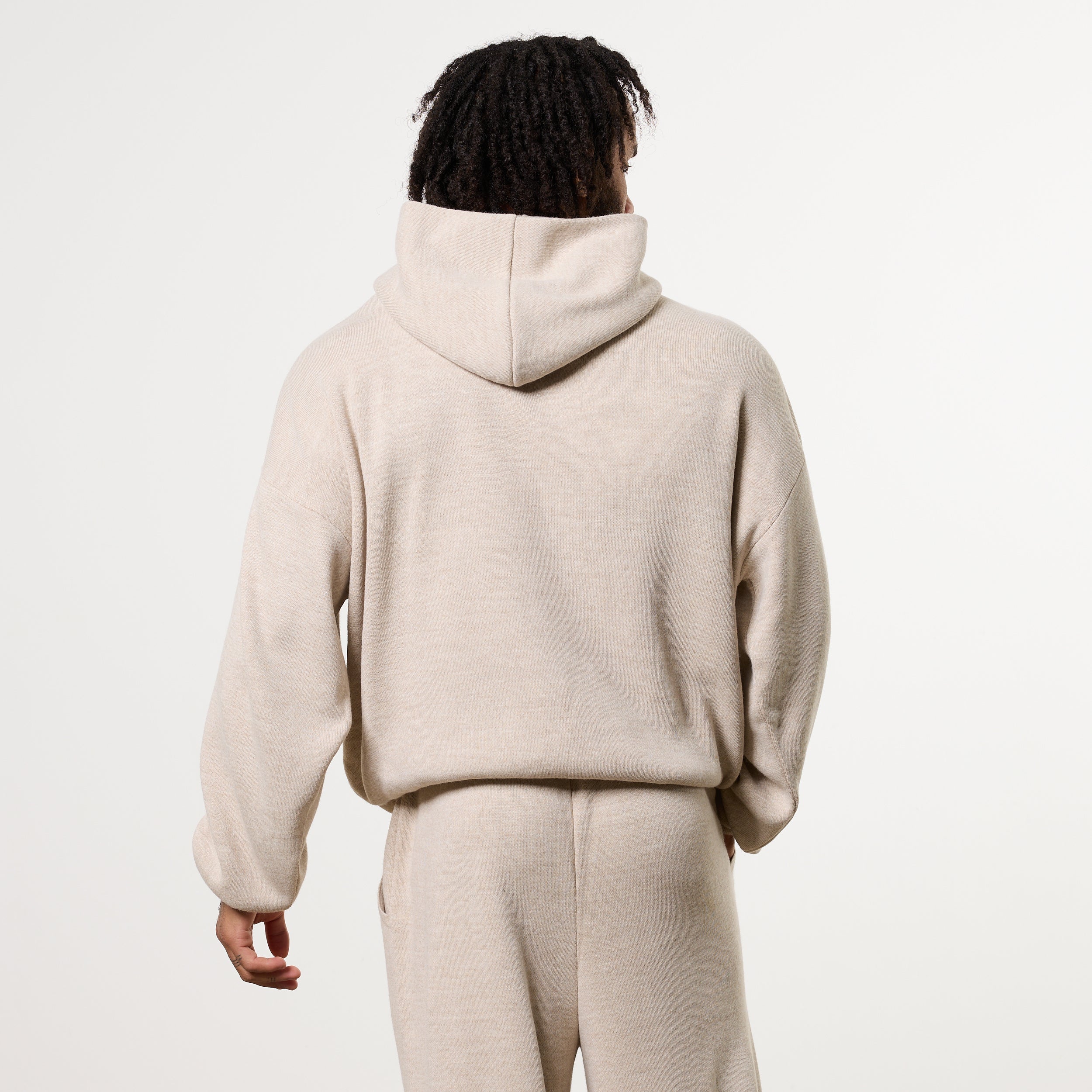 THORN KNIT OAT OVERSIZED HOODIE