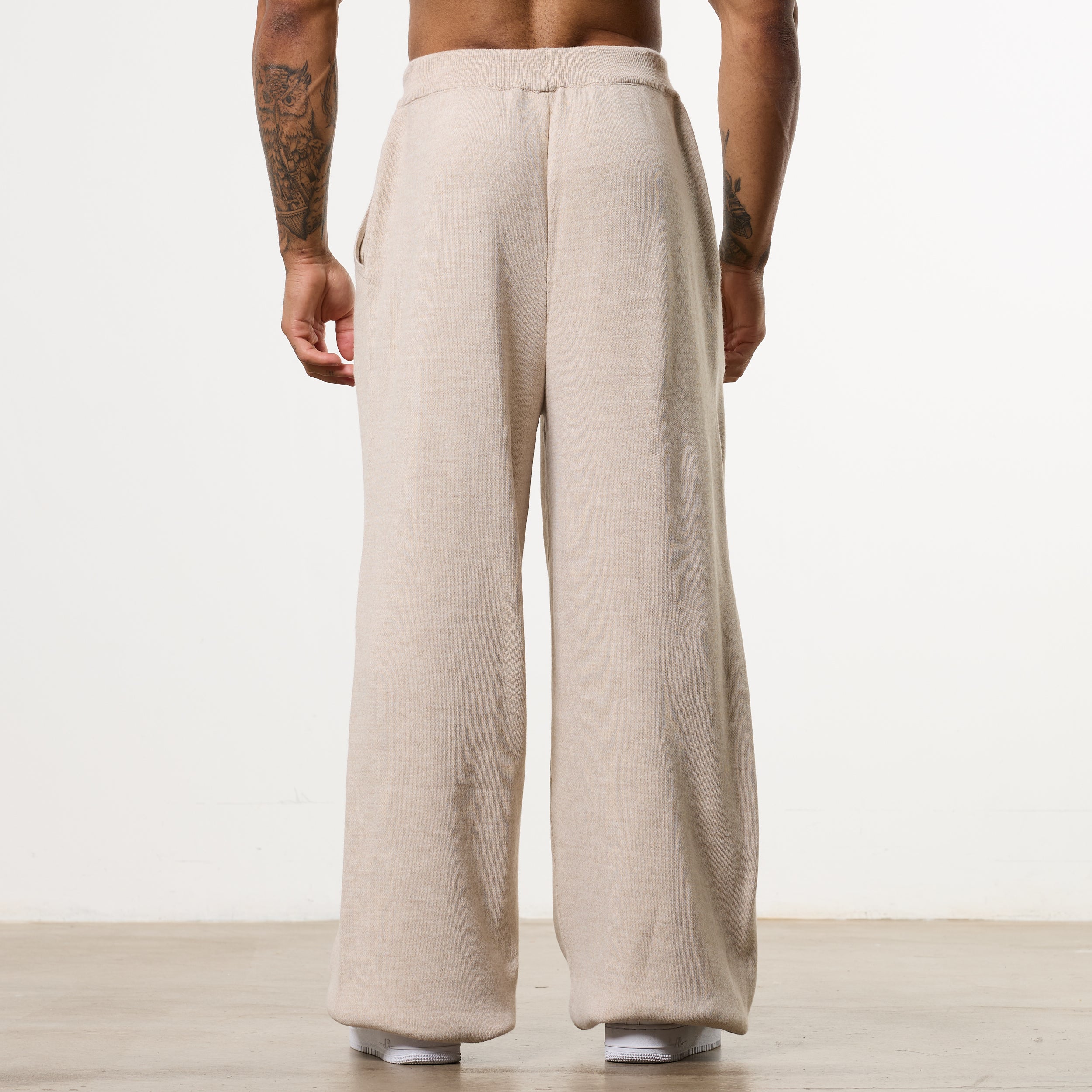 THORN KNIT OAT STRAIGHT LEG SWEATPANTS