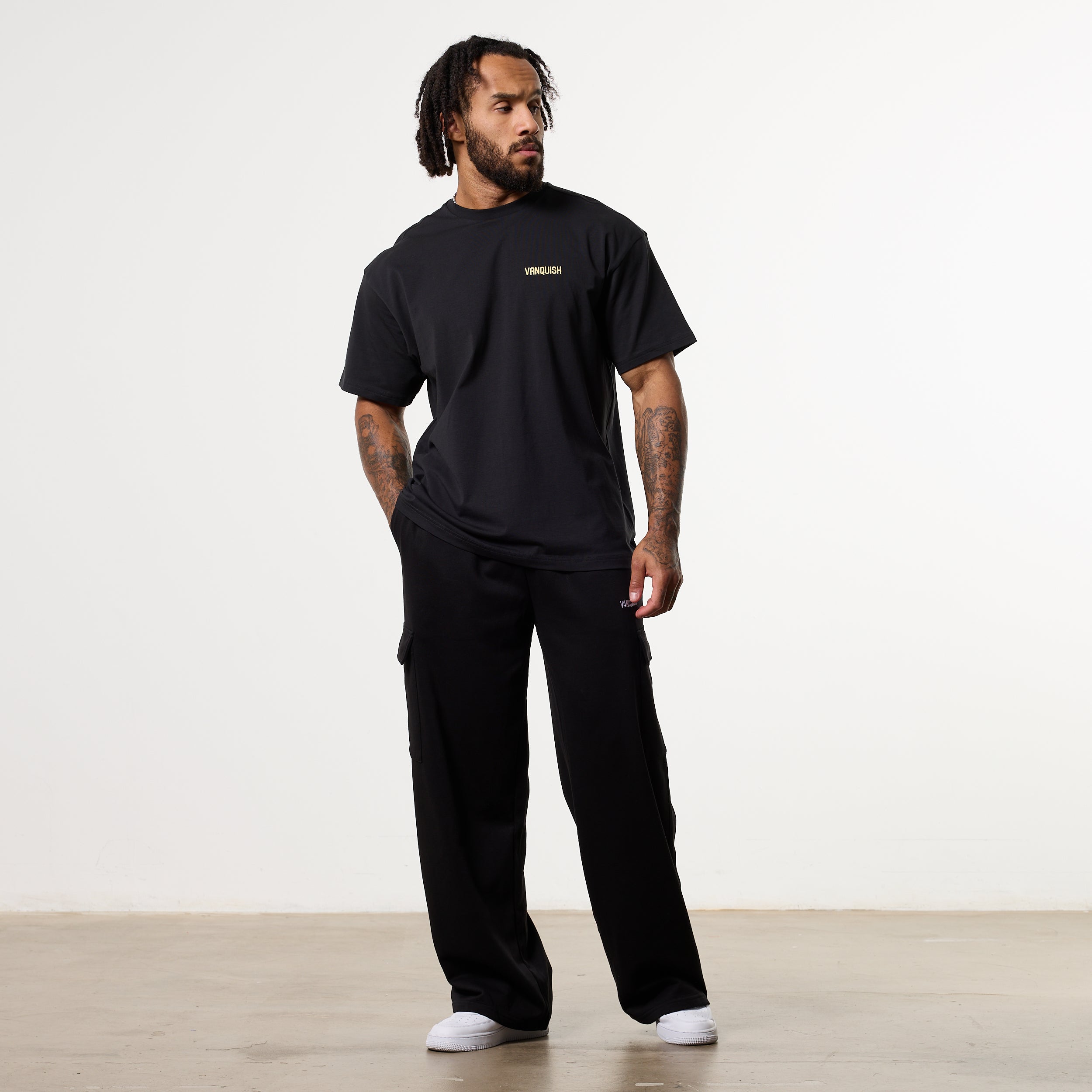 GRAFFITI BLACK OVERSIZED T Shirt