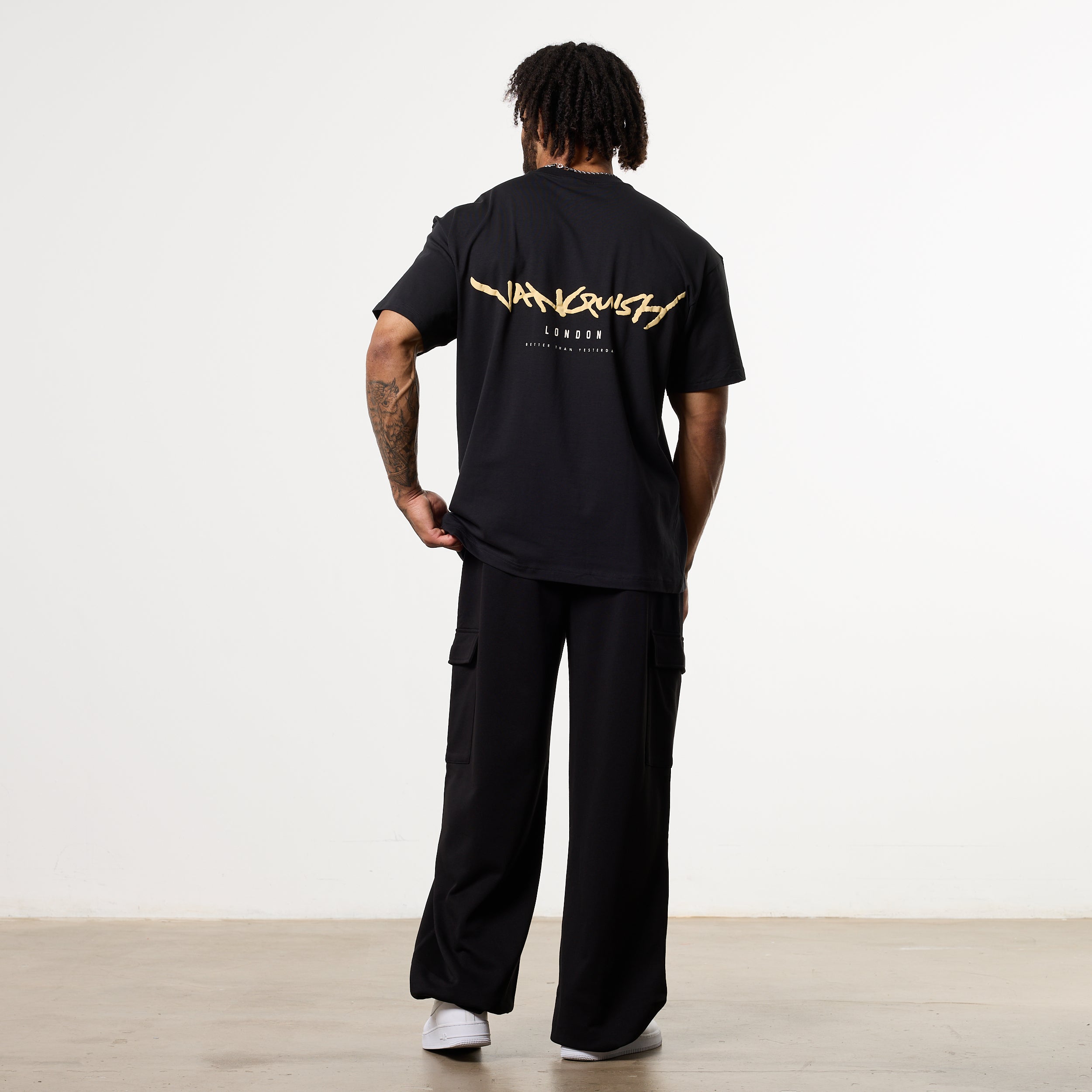 GRAFFITI BLACK OVERSIZED T Shirt