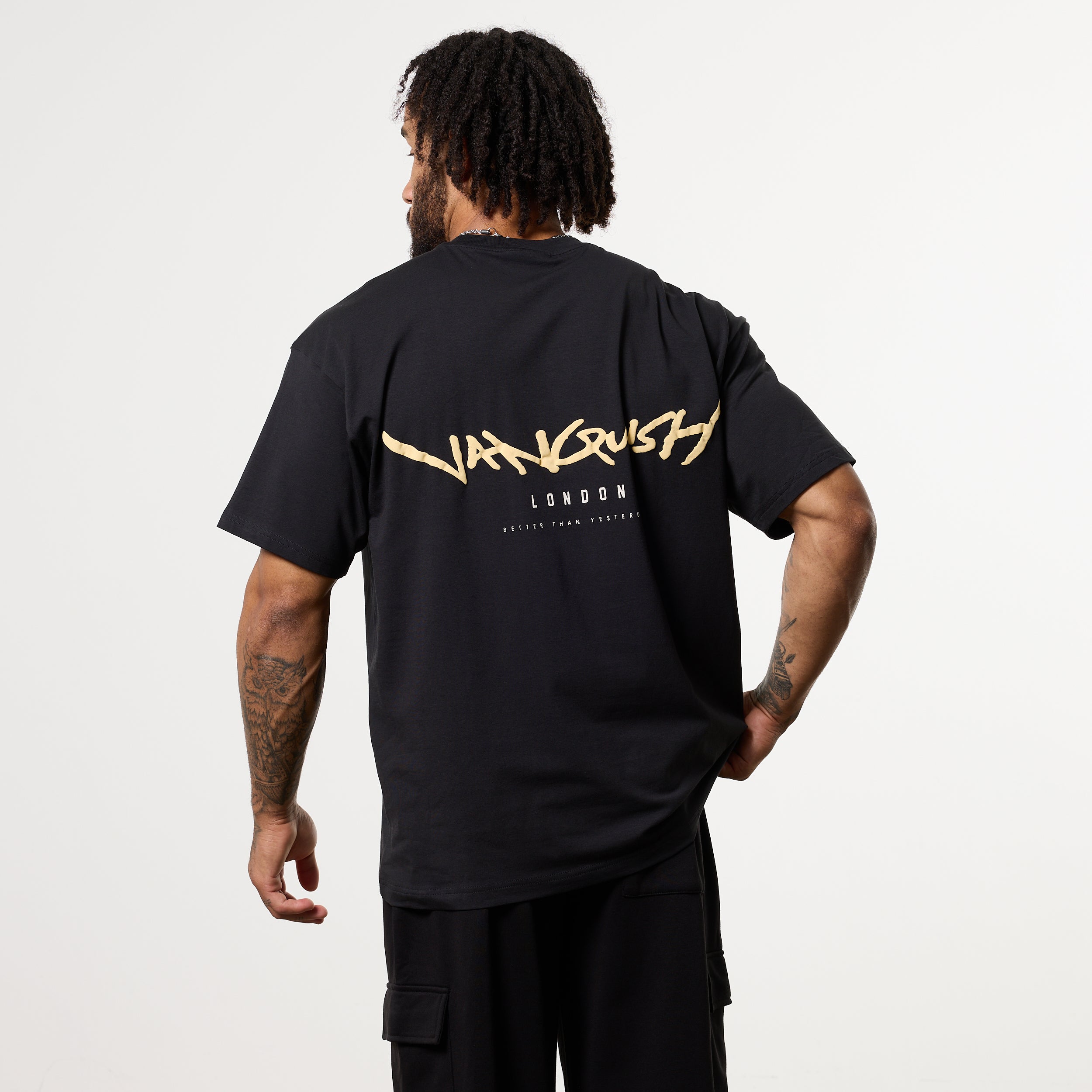 GRAFFITI BLACK OVERSIZED T Shirt
