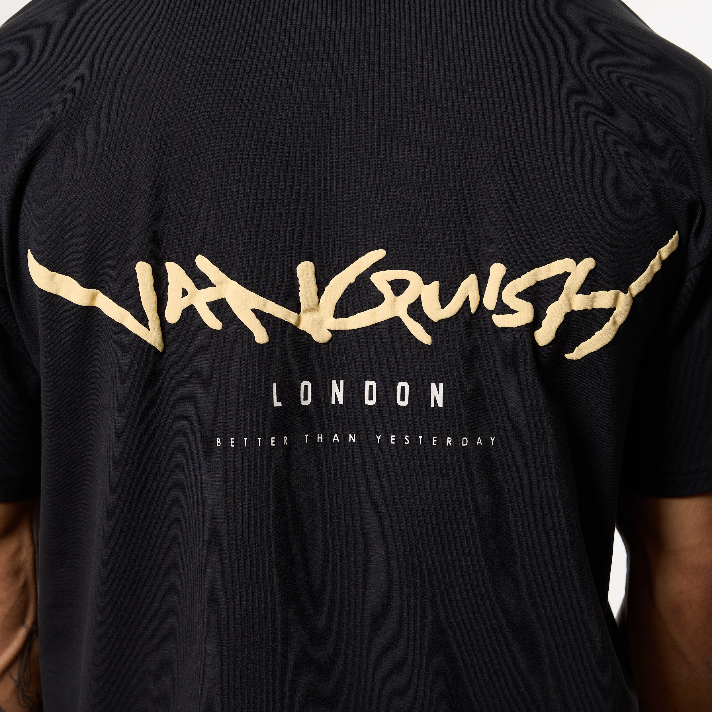 GRAFFITI BLACK OVERSIZED T Shirt