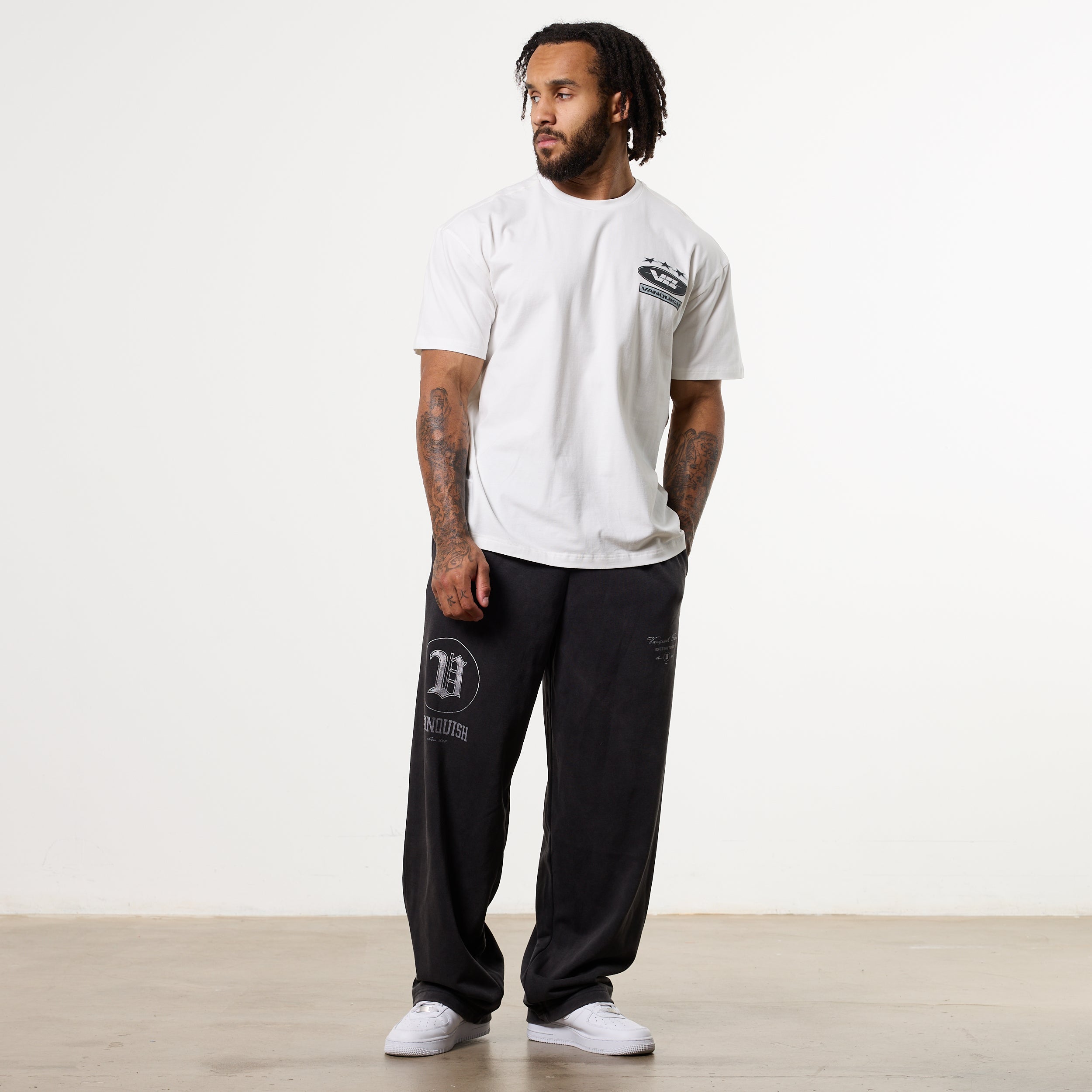 POWERLINE WHITE OVERSIZED T-SHIRT