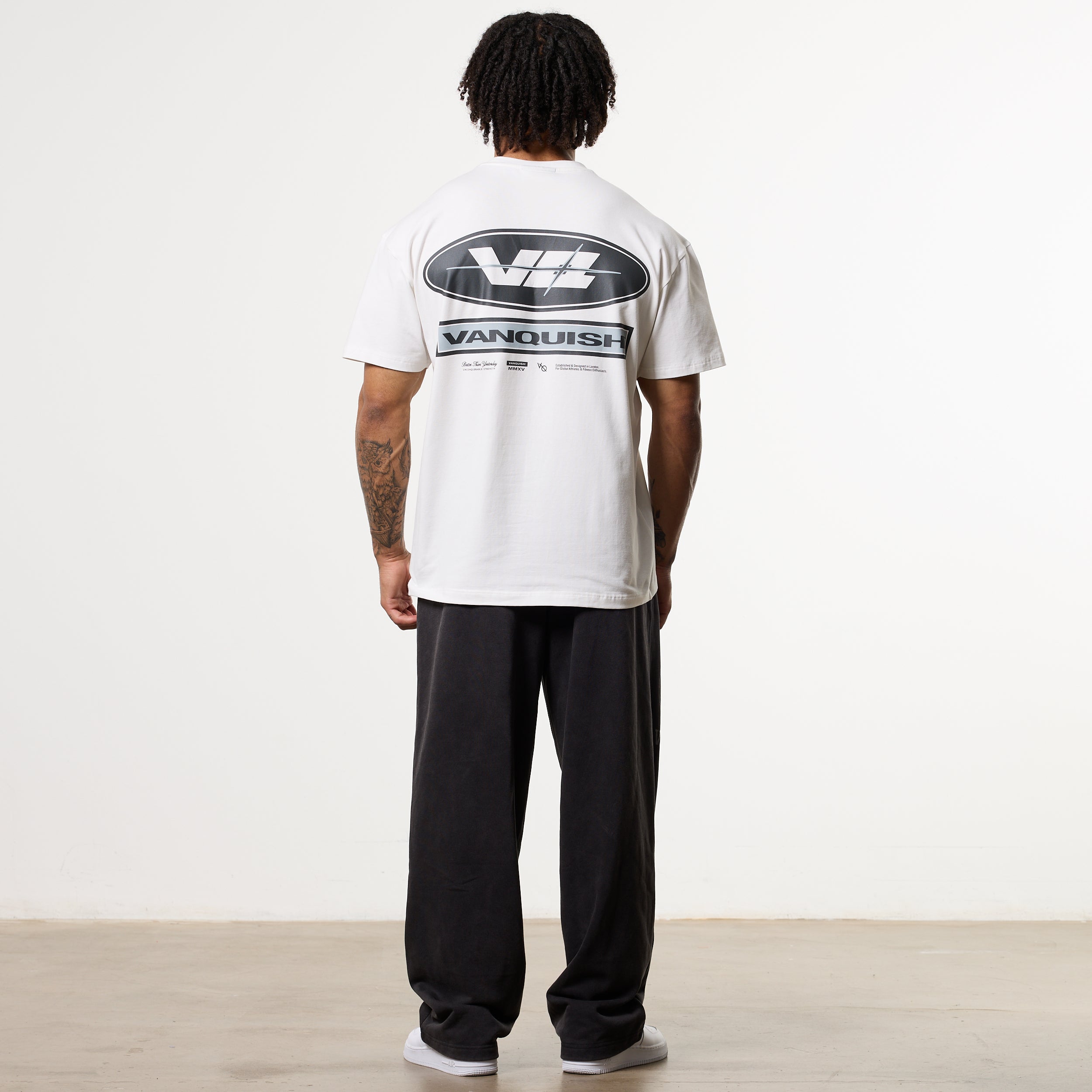 POWERLINE WHITE OVERSIZED T-SHIRT