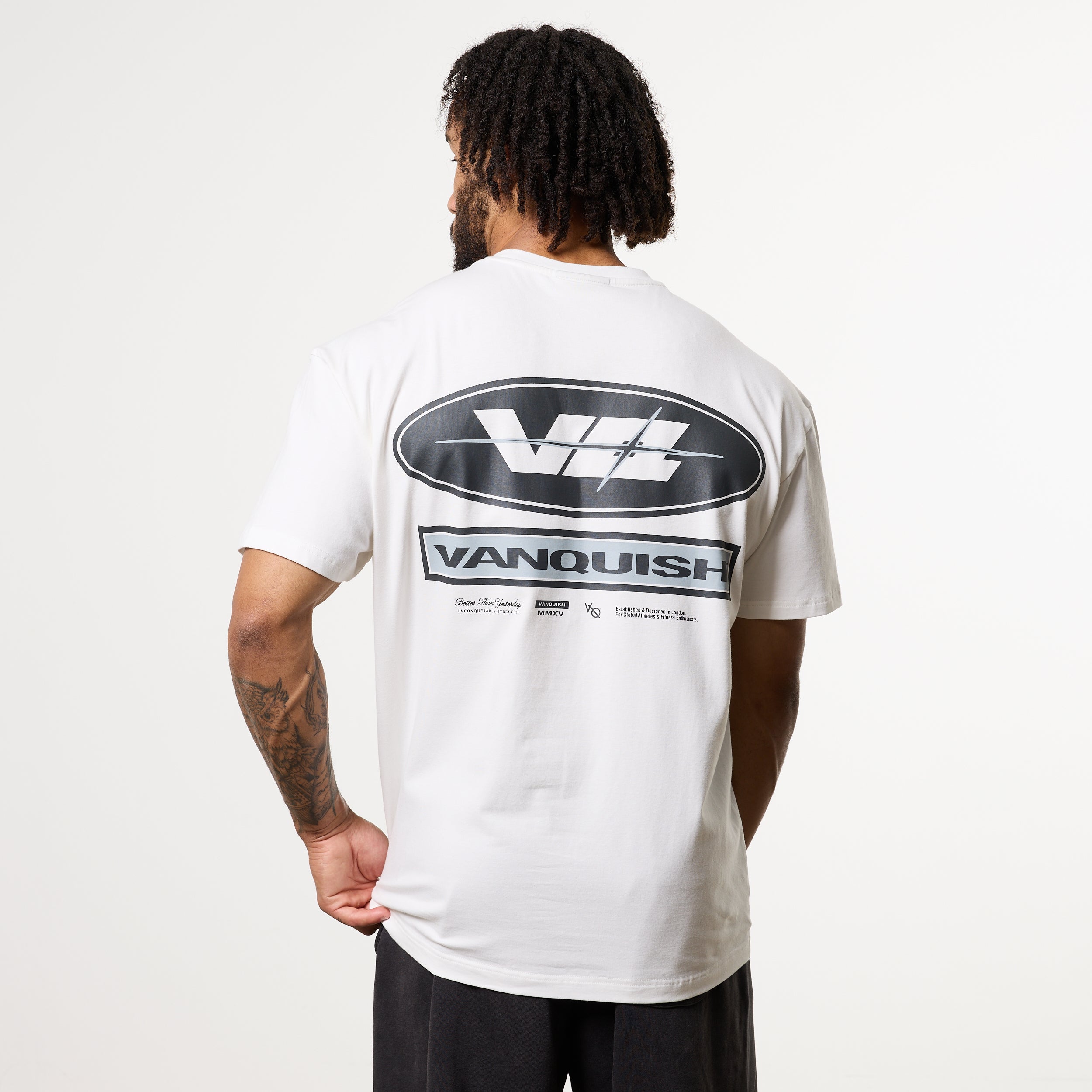 POWERLINE WHITE OVERSIZED T-SHIRT