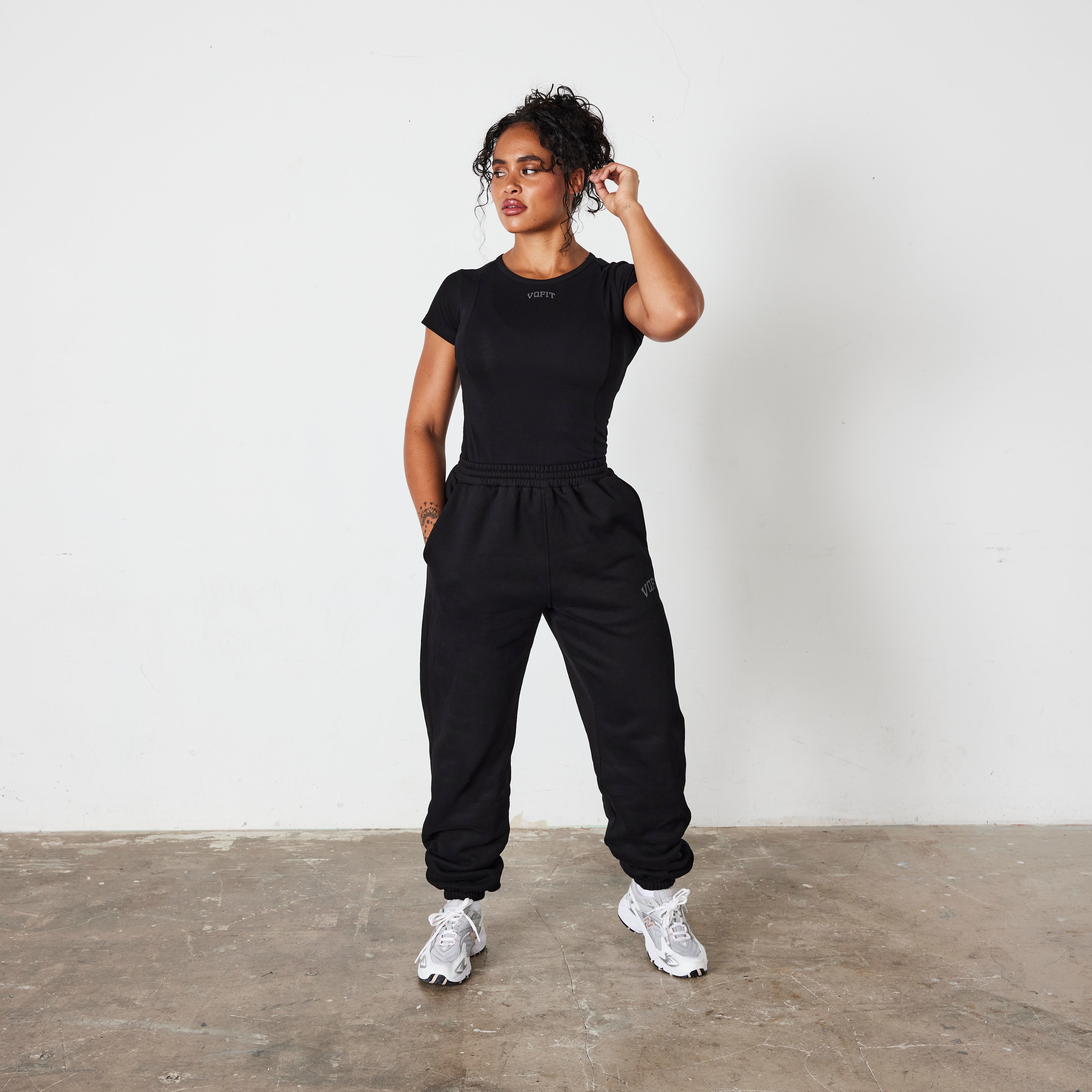 Vanquish Jet Black VQFIT Oversized Sweatpants