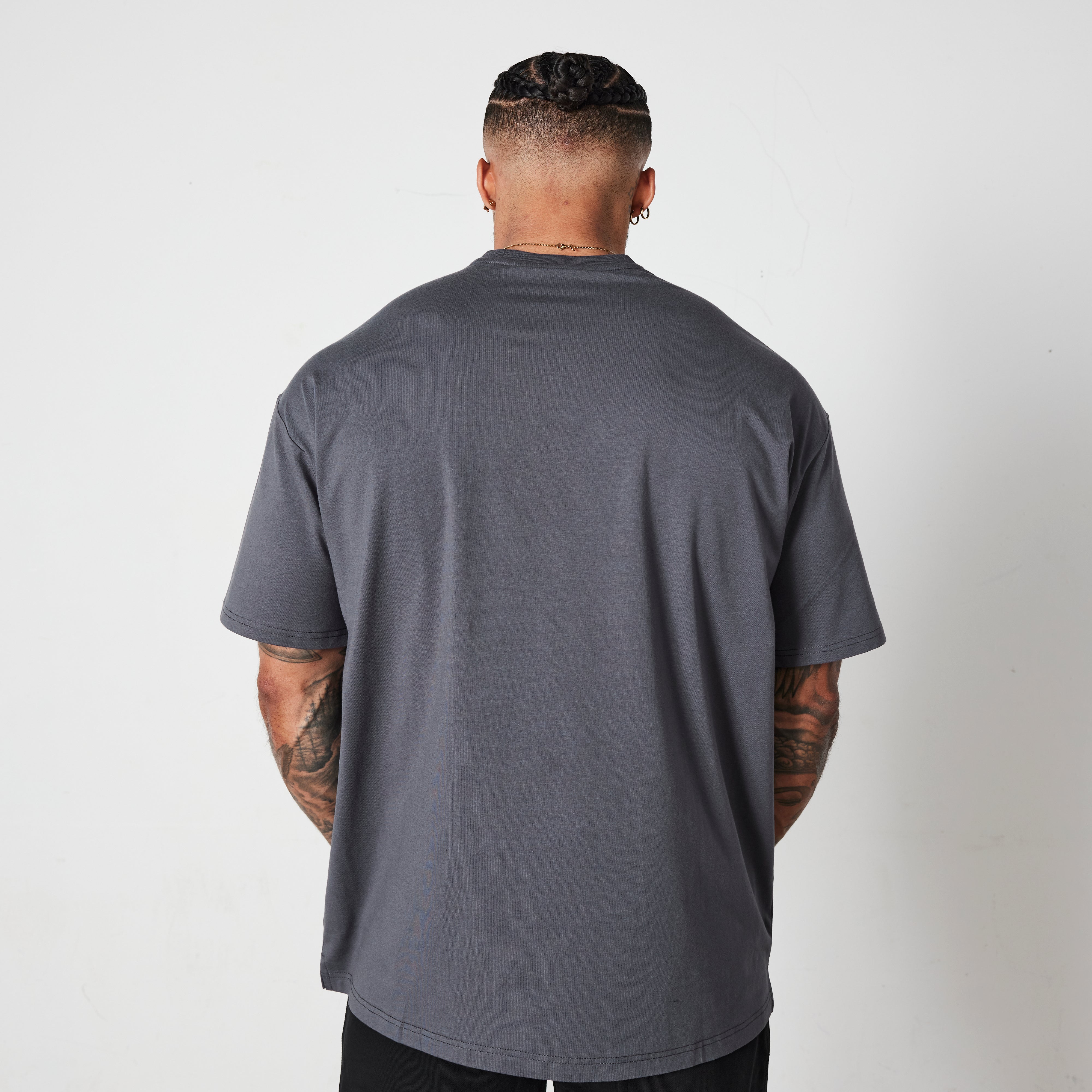 Vanquish Essential Denim Blue Oversized T Shirt