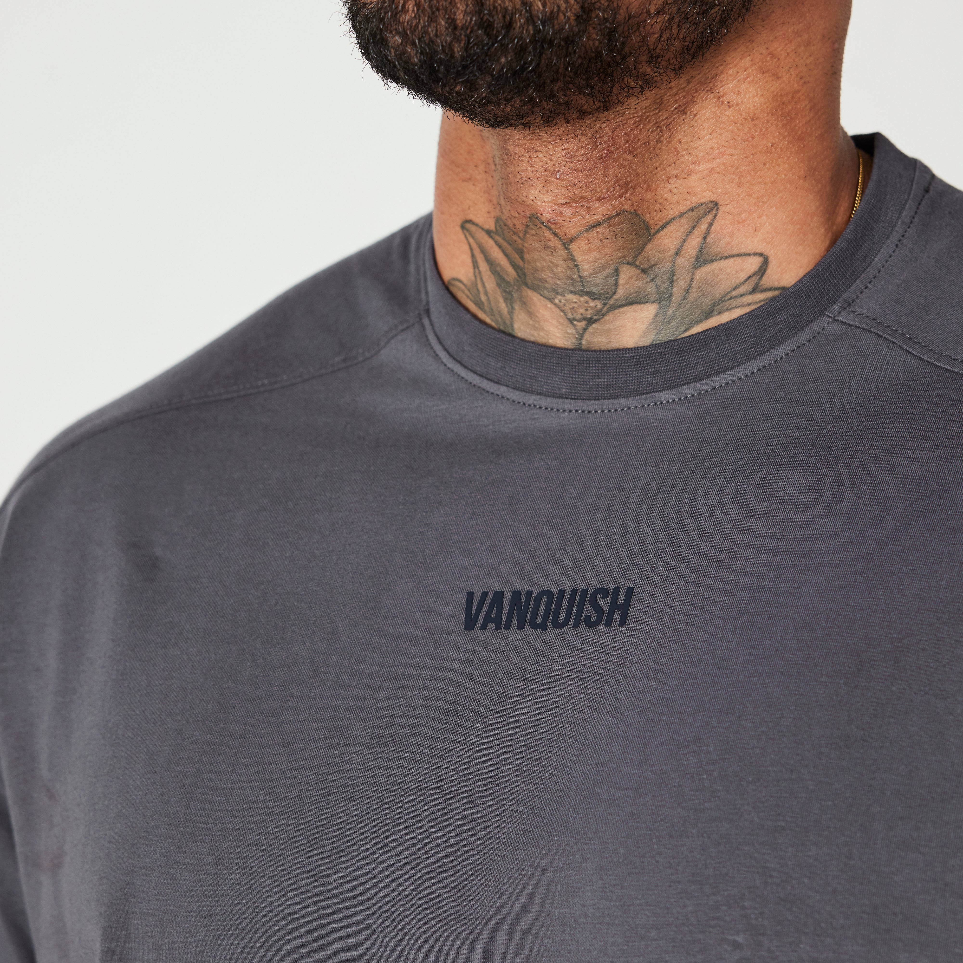 Vanquish Essential Denim Blue Oversized T Shirt