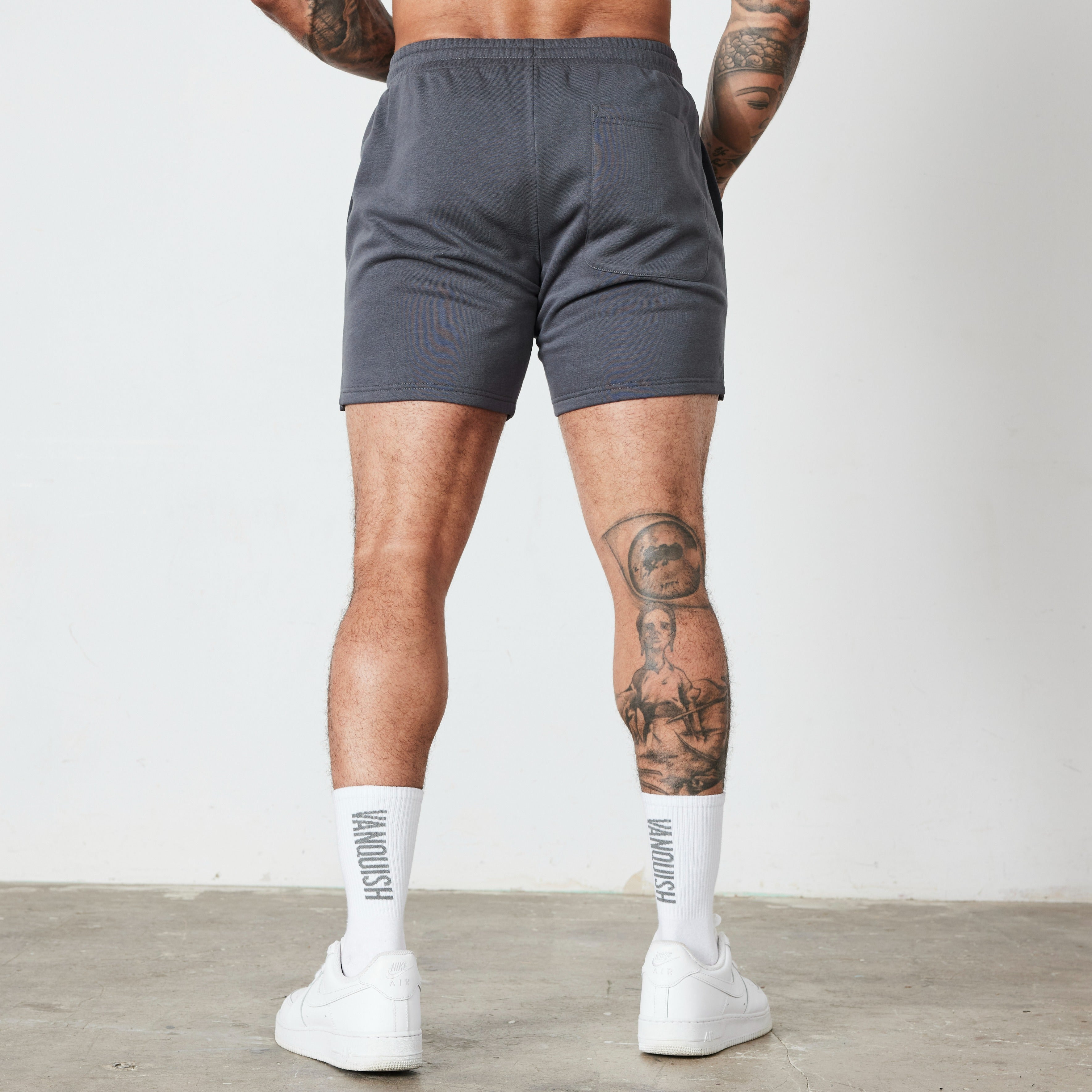 Vanquish Essential Denim Blue Regular Fit Shorts