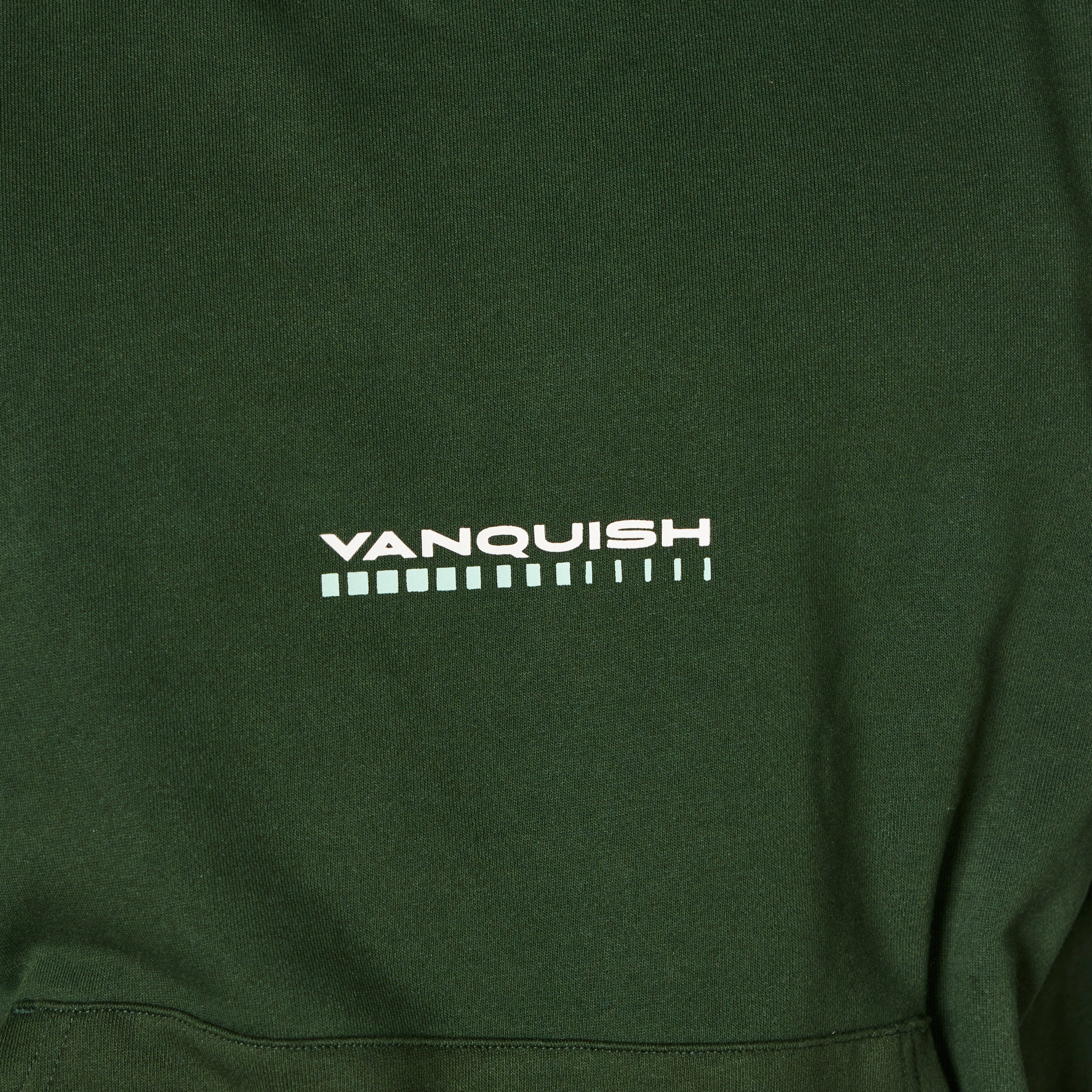 Vanquish Green Athletics Division Oversized Pullover Hoodie