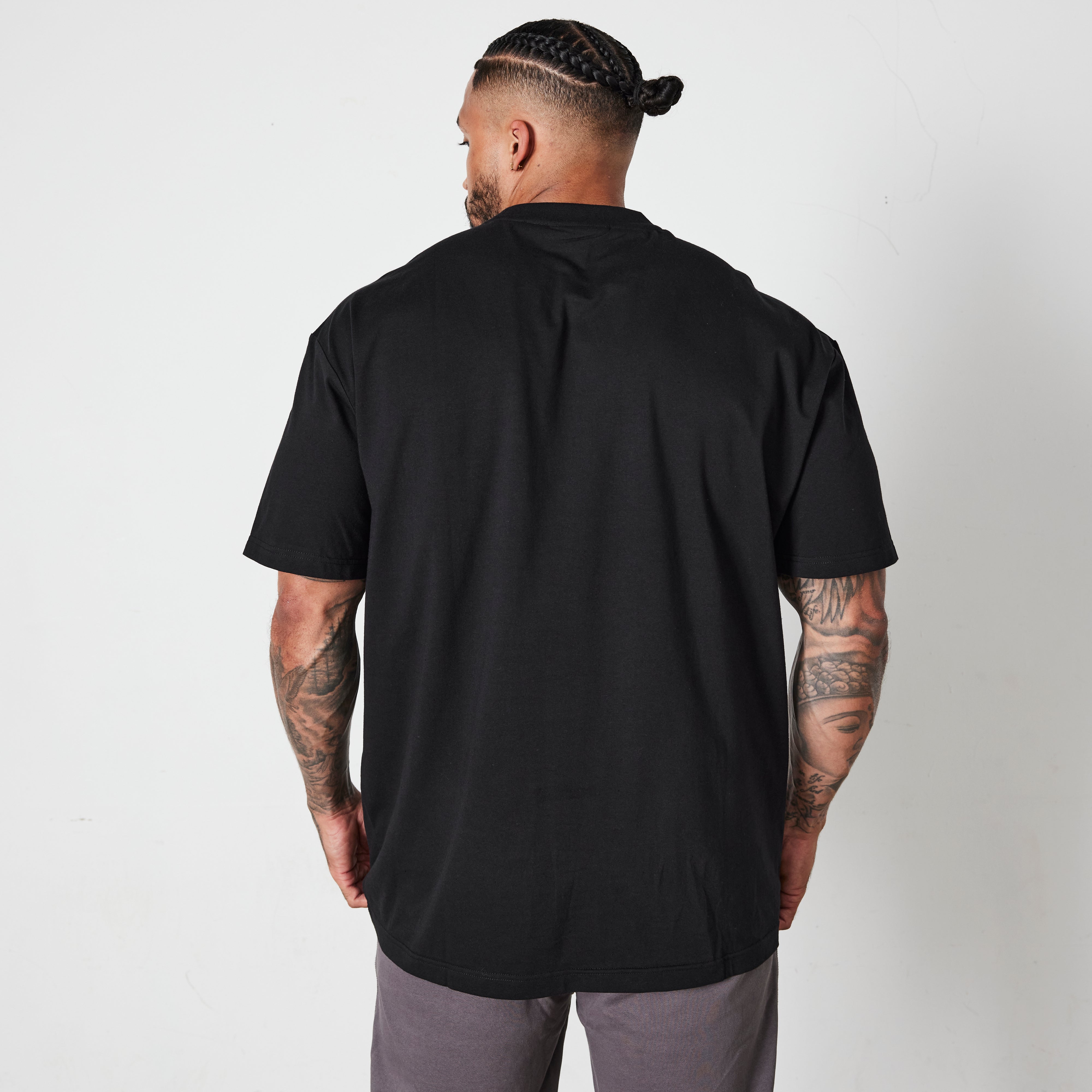 Vanquish Black Signature Collection Oversized T Shirt