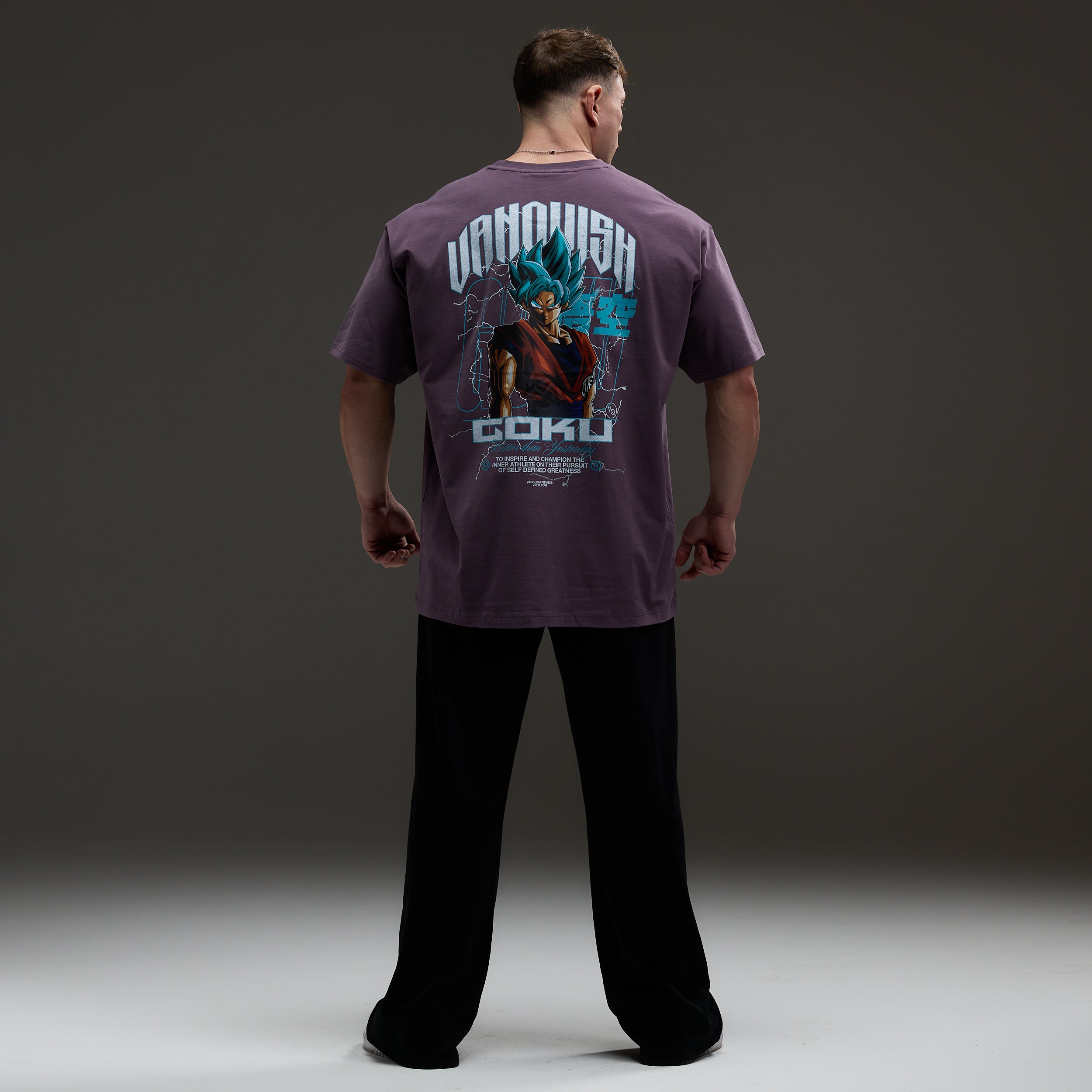 Vanquish DBS Goku SSGSS Nightshade Oversized T Shirt