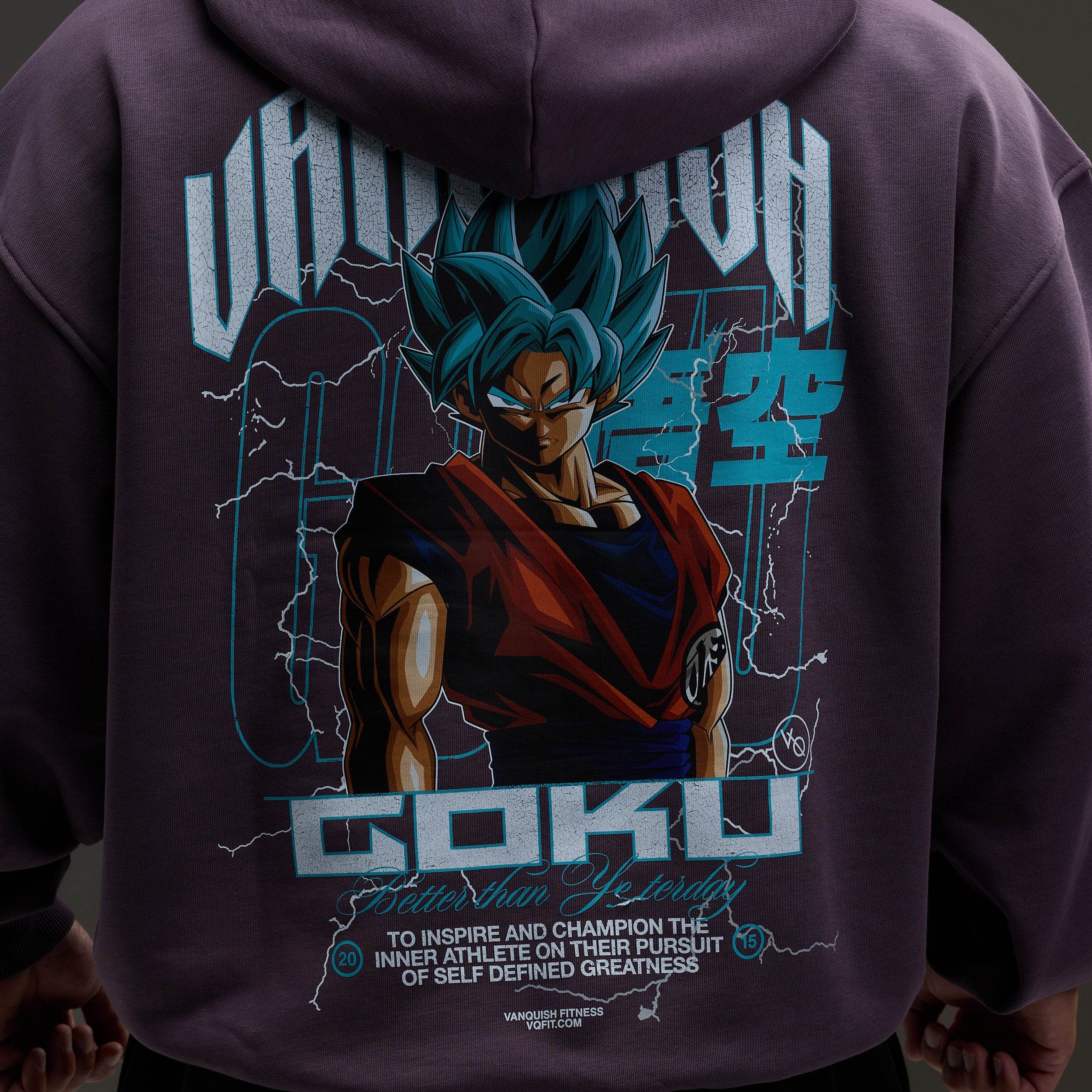 Vanquish DBS Goku SSGSS Nightshade Oversized Hoodie