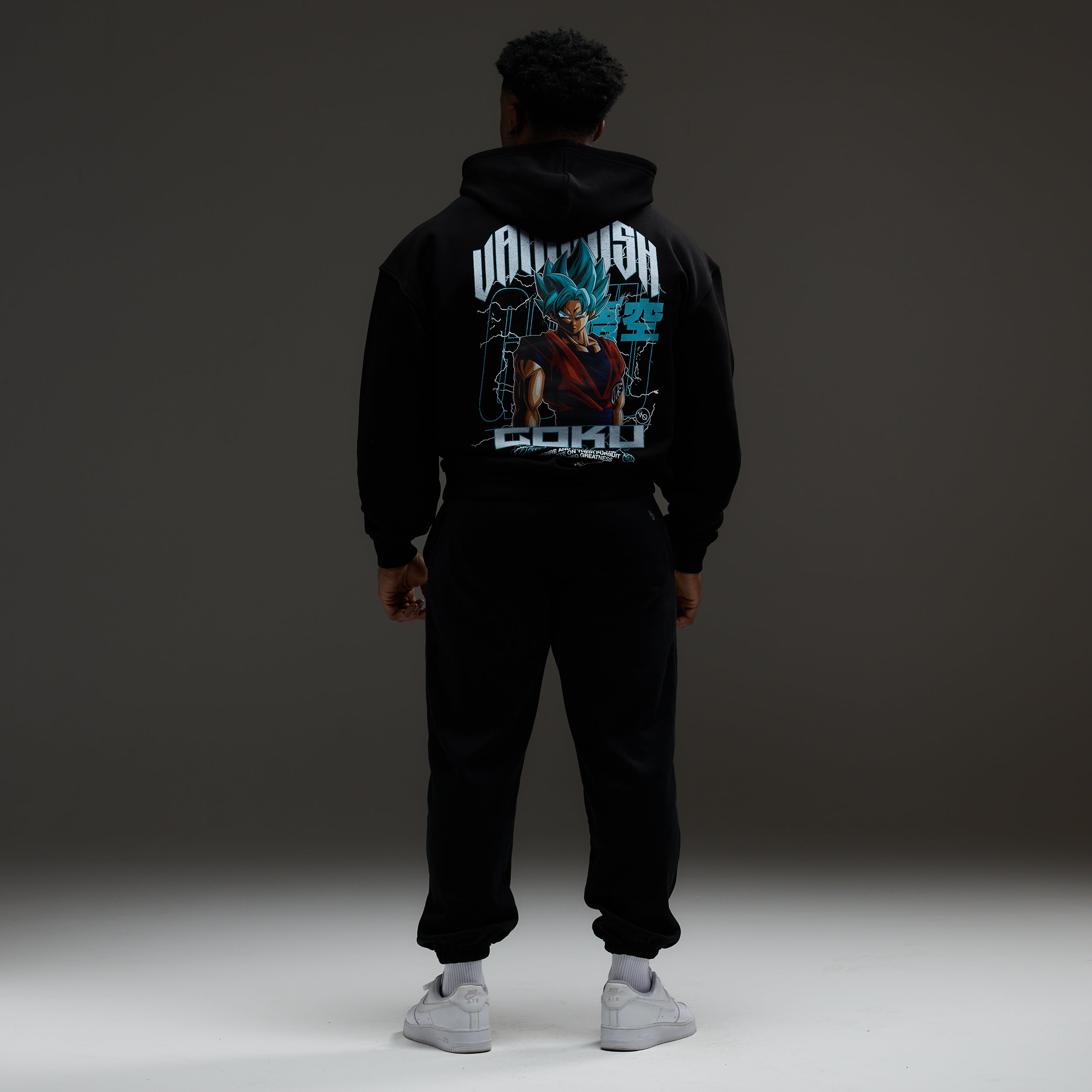 Vanquish DBS Goku SSGSS Black Oversized Hoodie