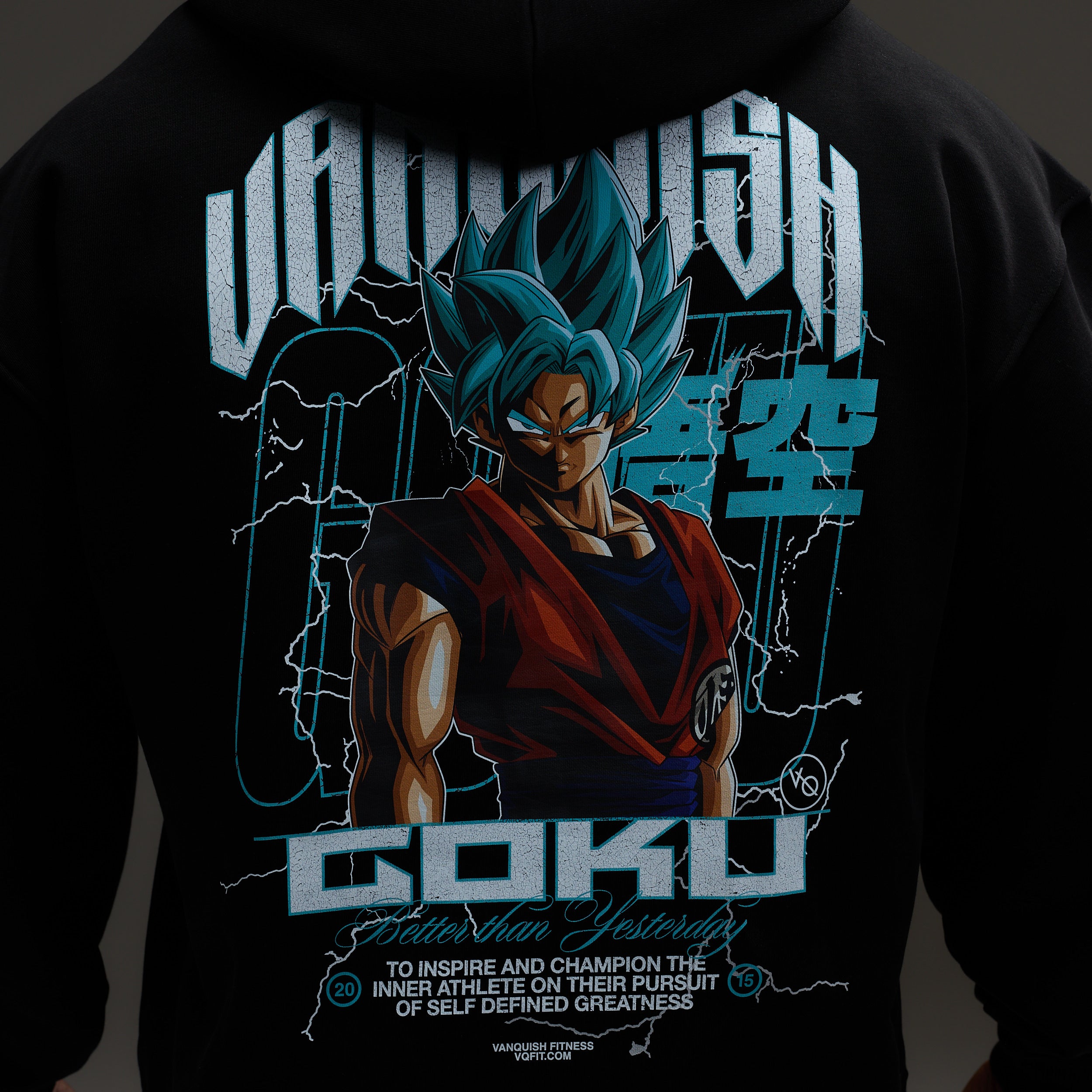 Vanquish DBS Goku SSGSS Black Oversized Hoodie