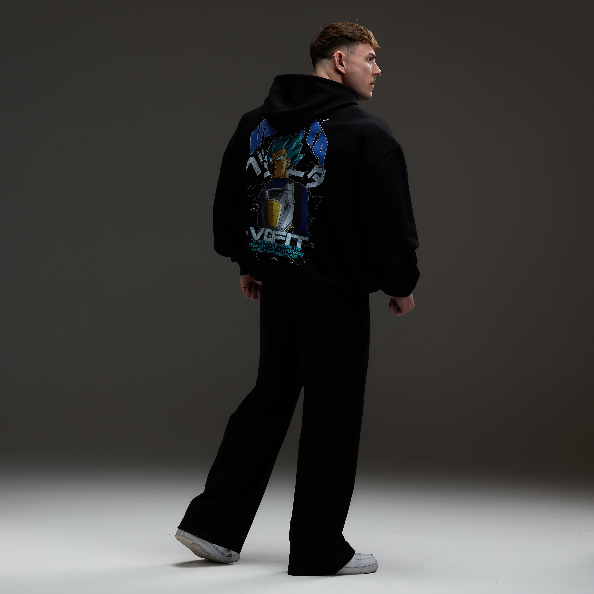 Vanquish DBS Vegeta SSGSS Black Oversized Hoodie
