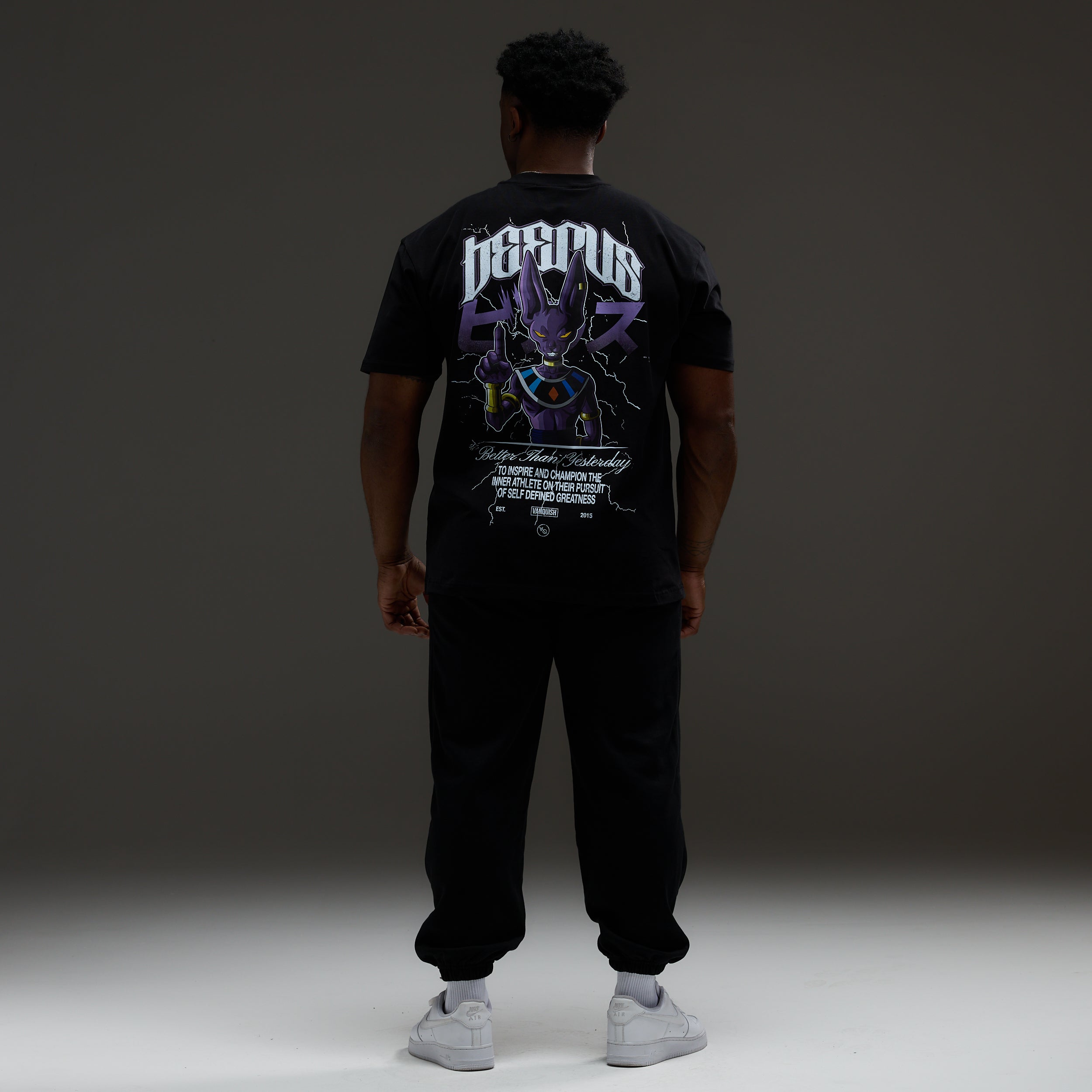 Vanquish DBS Beerus Black Oversized T Shirt