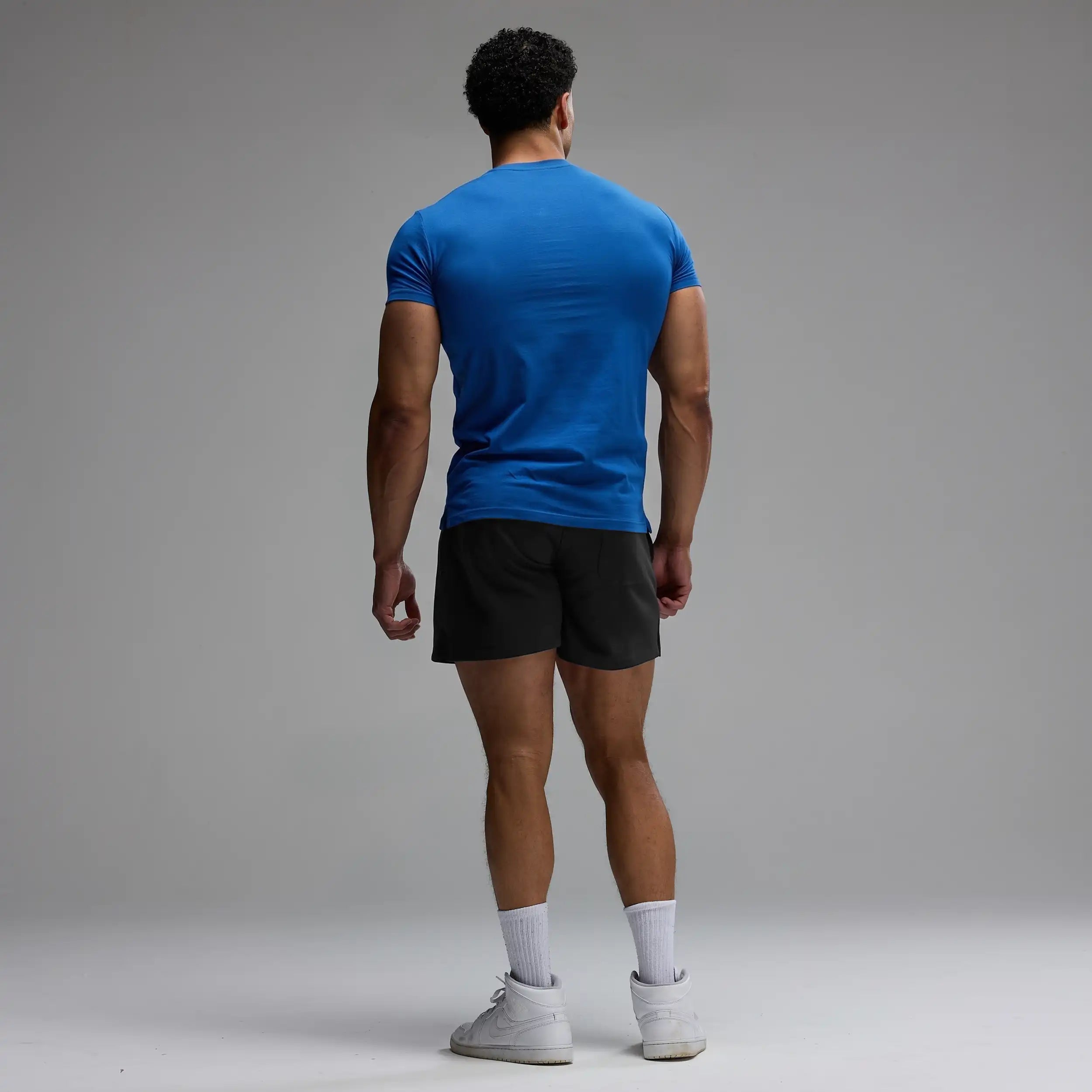EVOLVE ARCH COBALT BLUE SLIM FIT T SHIRT